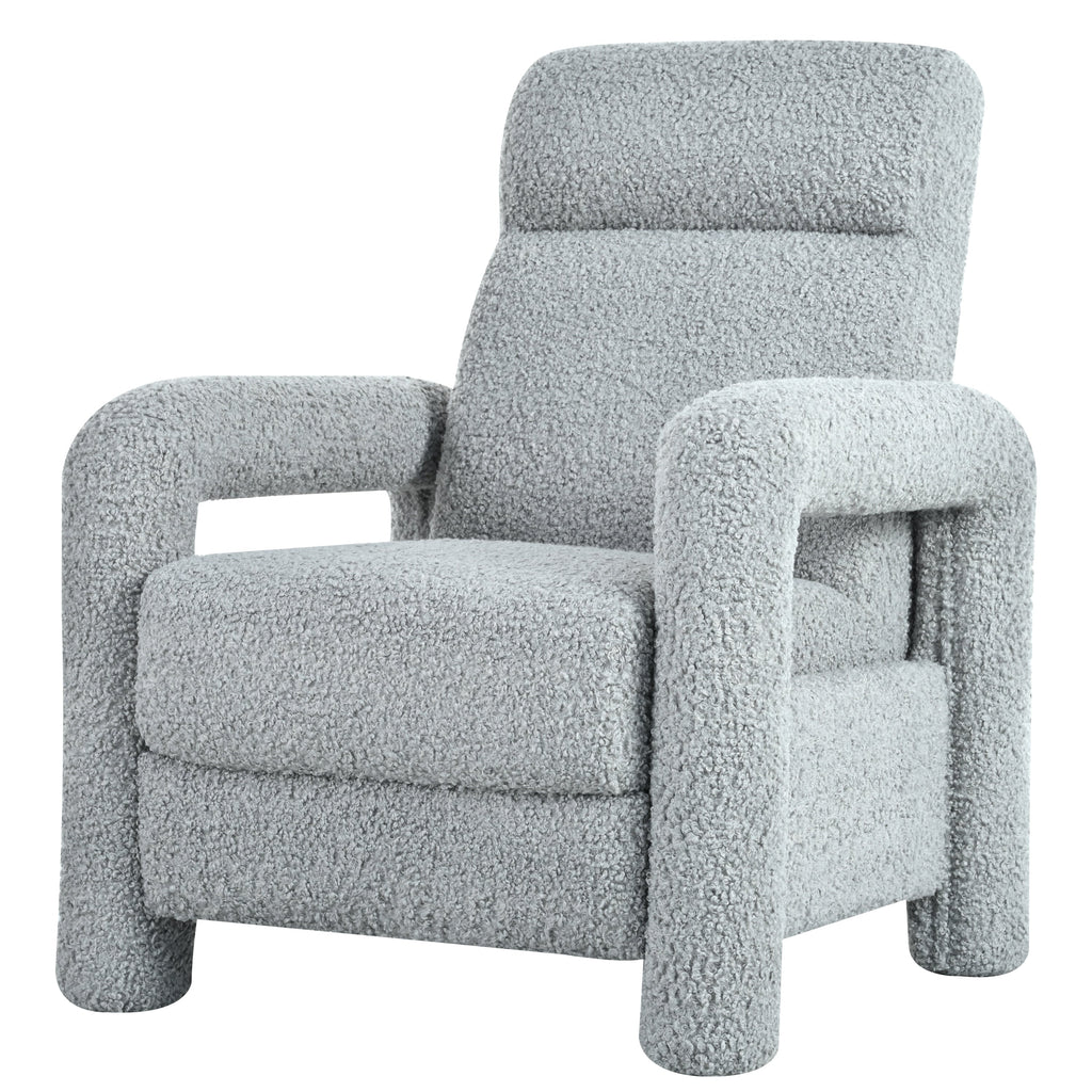 Fauteuil inclinable à dossier basculant, rembourré