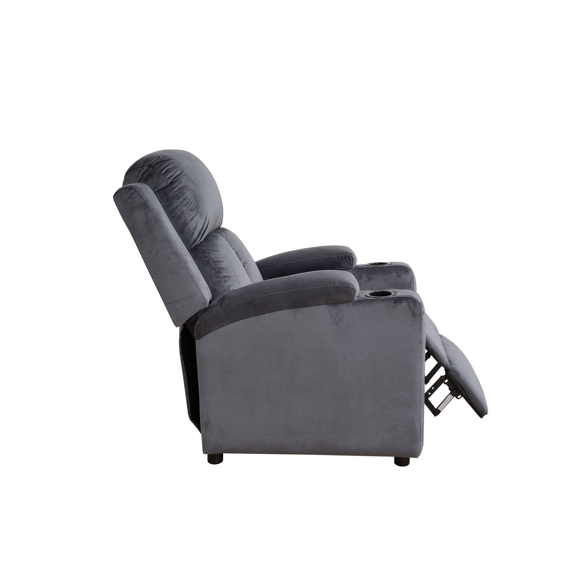 Fauteuil inclinable de 80 cm de large avec 2 porte-gobelets