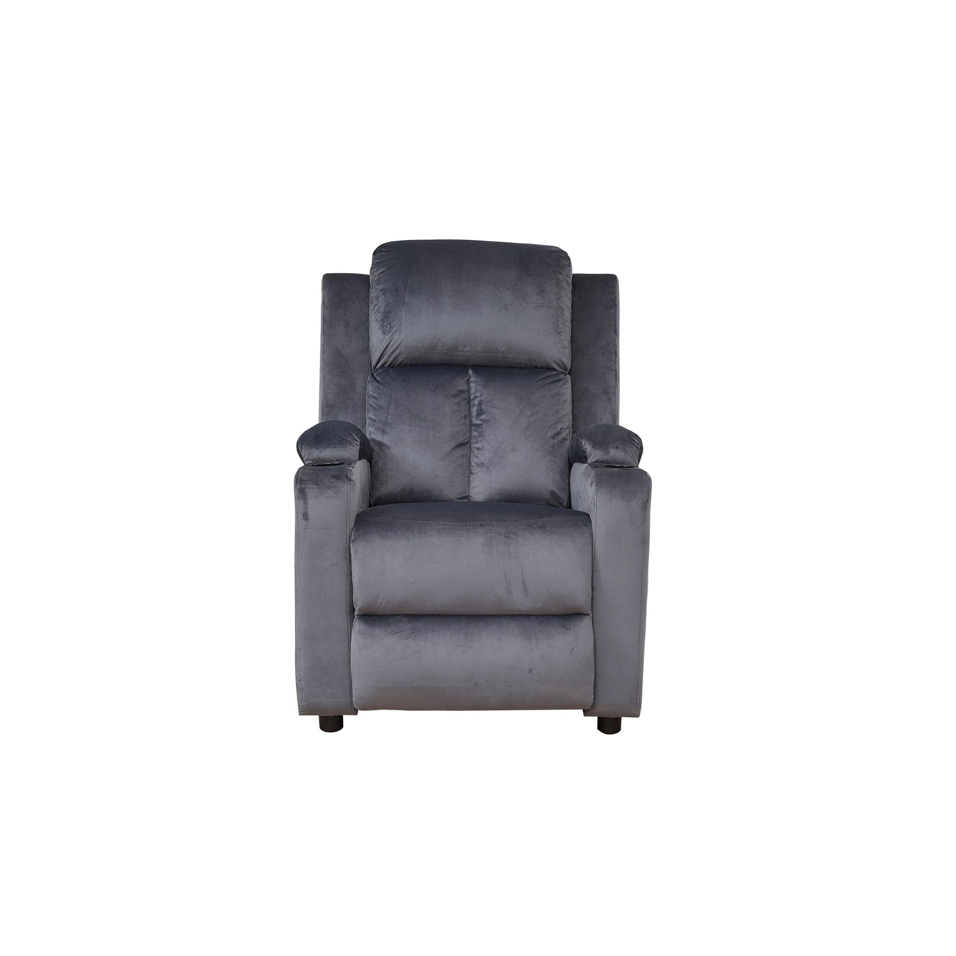 Fauteuil inclinable de 80 cm de large avec 2 porte-gobelets