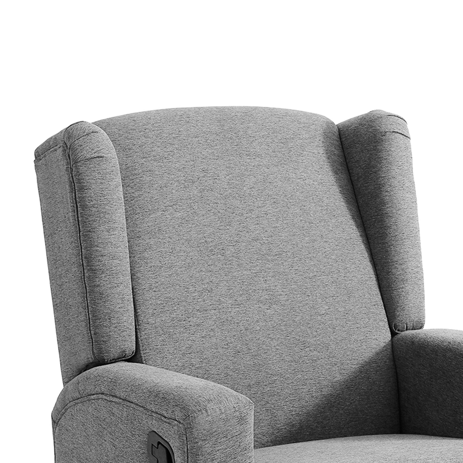Ensemble de 2 chaises à bascule et à balancement manuelles, pivotantes et inclinables, 79 cm de large, pour chambre d'enfant.