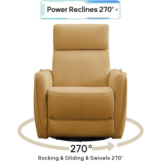 Fauteuil inclinable pivotant électrique de 82 cm de large avec ports USB