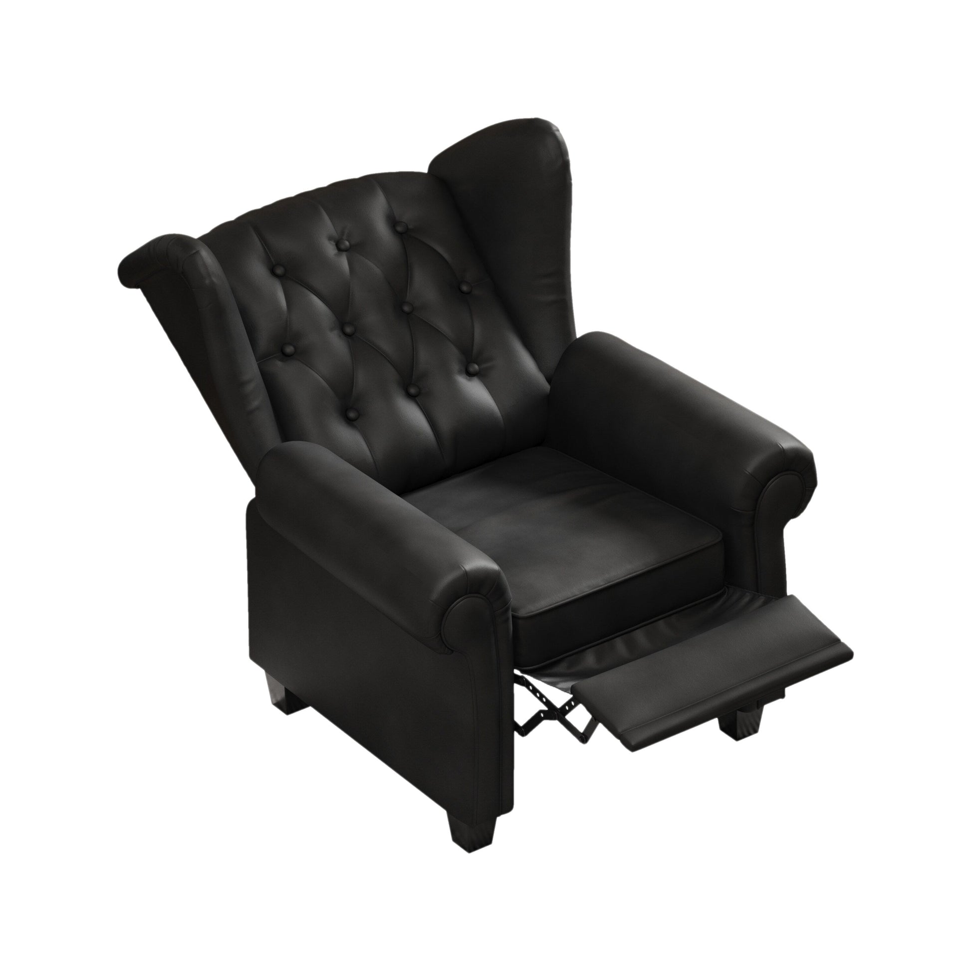 Fauteuil à accoudoirs capitonnés réglable avec pieds robustes 35.04