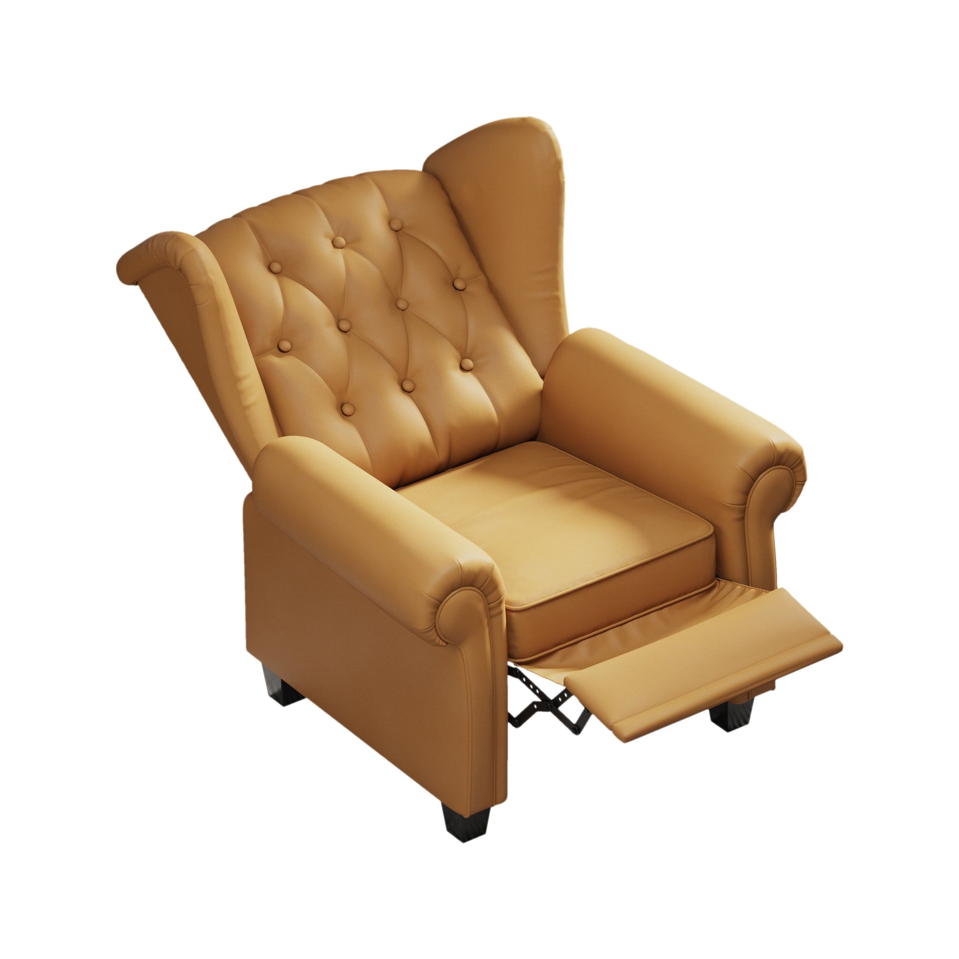 Fauteuil à accoudoirs capitonnés réglable avec pieds robustes 35.04
