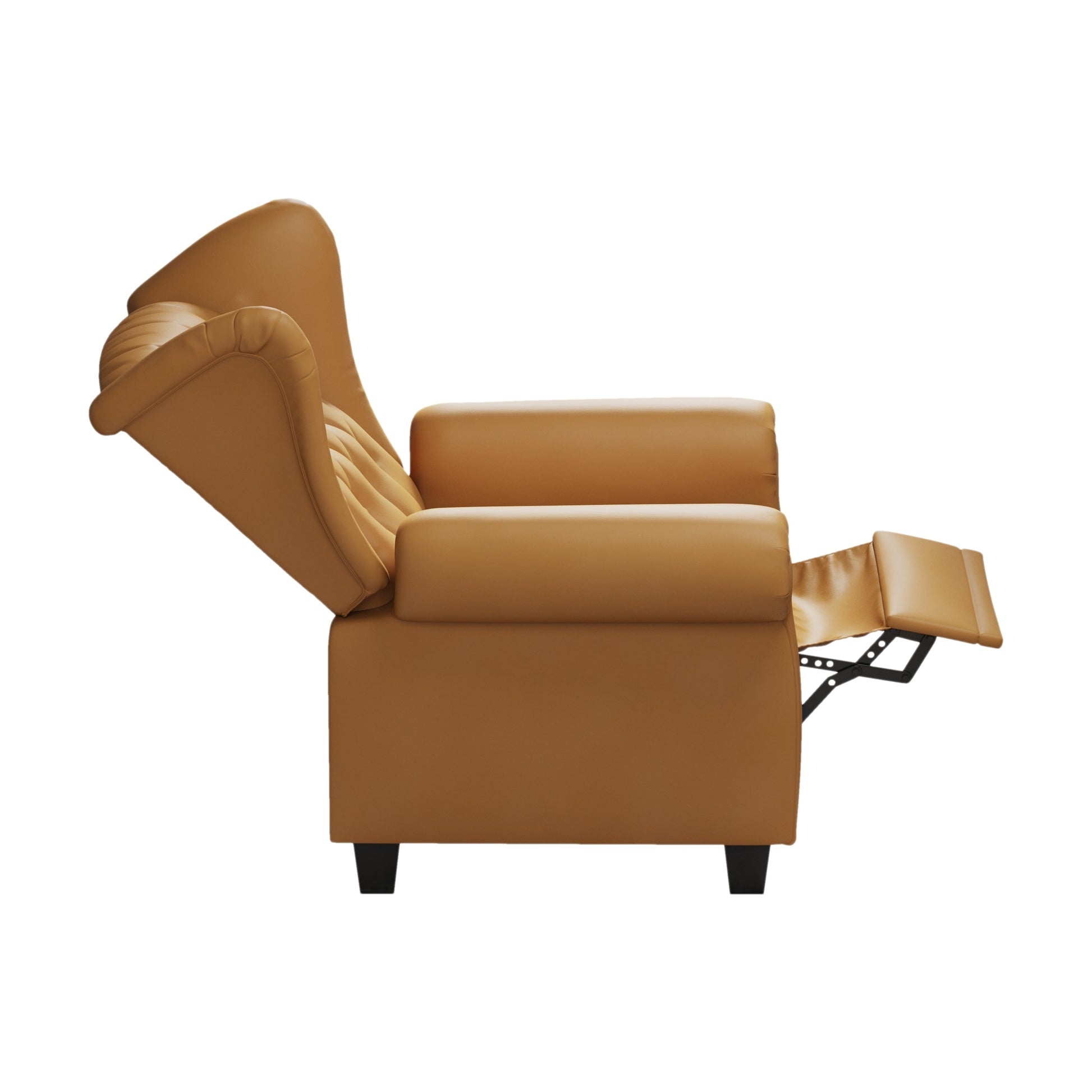 Fauteuil à accoudoirs capitonnés réglable avec pieds robustes 35.04