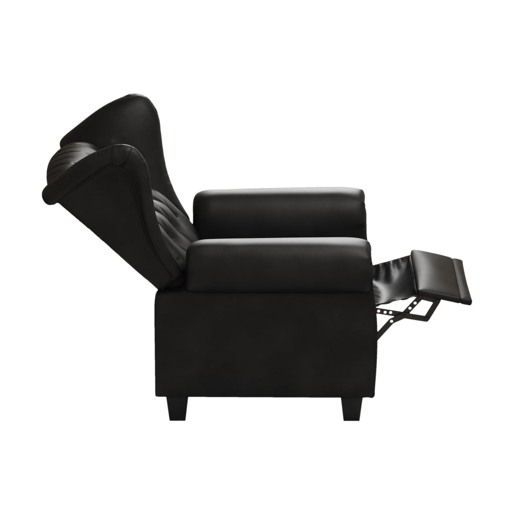 Fauteuil à accoudoirs capitonnés réglable avec pieds robustes 35.04