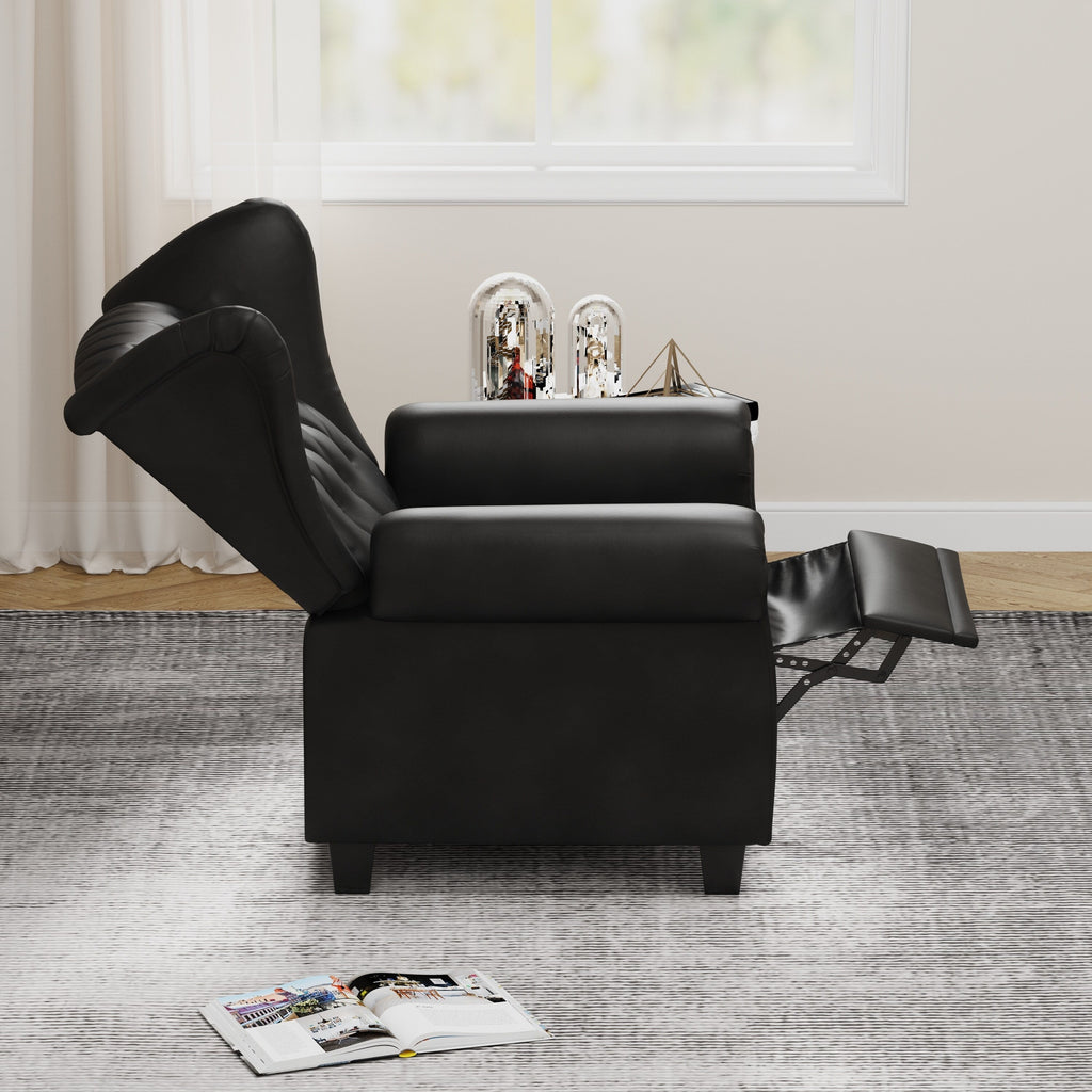 Fauteuil à accoudoirs capitonnés réglable avec pieds robustes 35.04