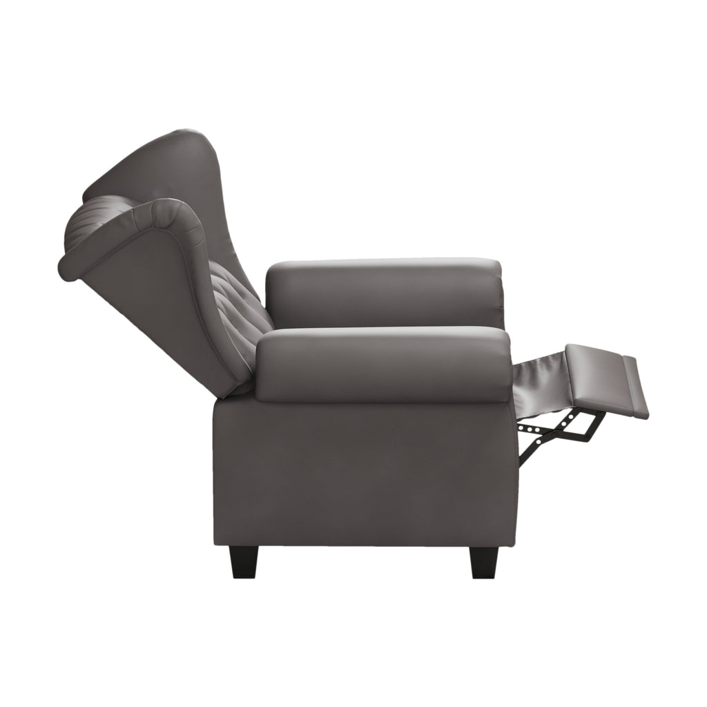 Fauteuil à accoudoirs capitonnés réglable avec pieds robustes 35.04