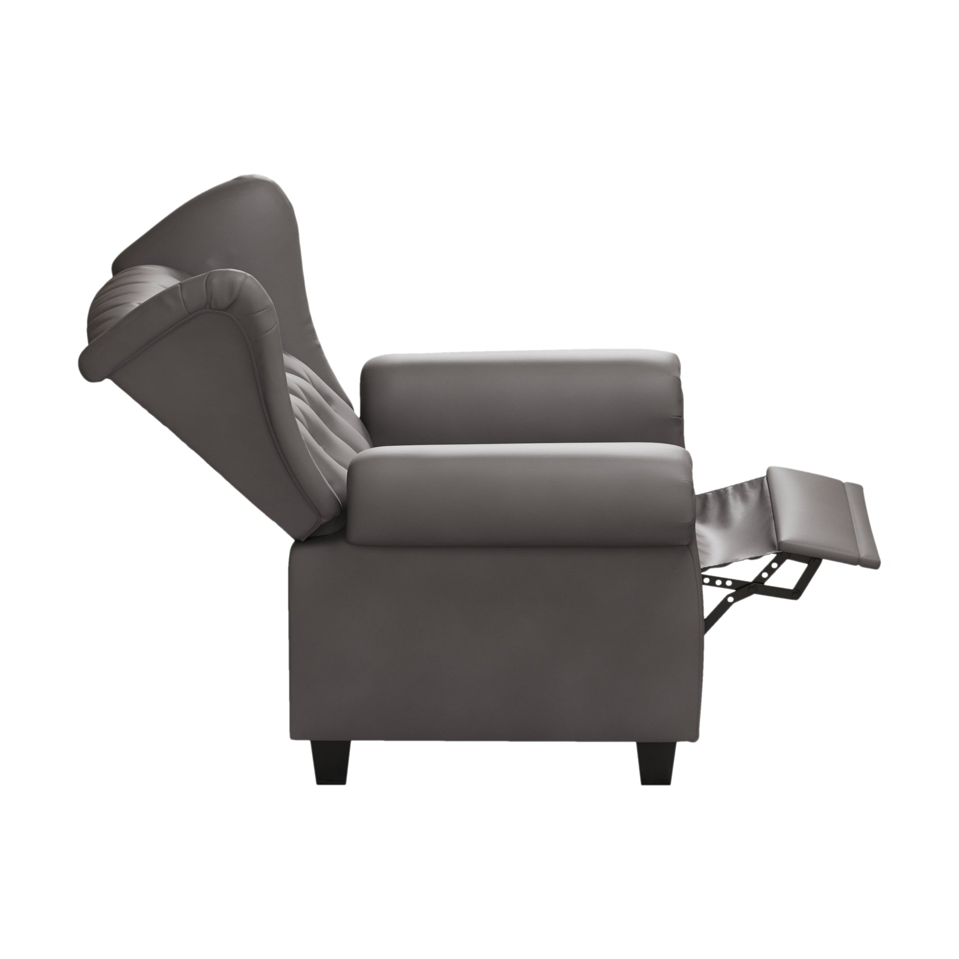 Fauteuil à accoudoirs capitonnés réglable avec pieds robustes 35.04