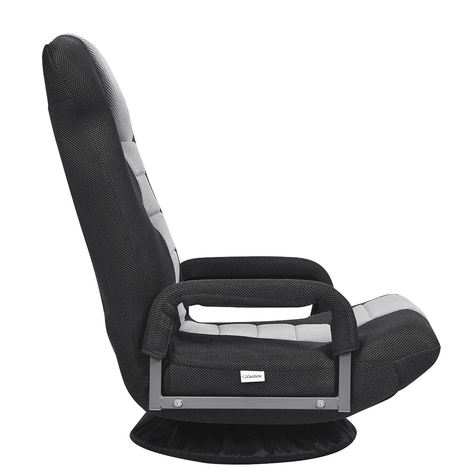 Chaise de sol pivotante à 360 degrés pour jeux vidéo avec dossier réglable et pliable