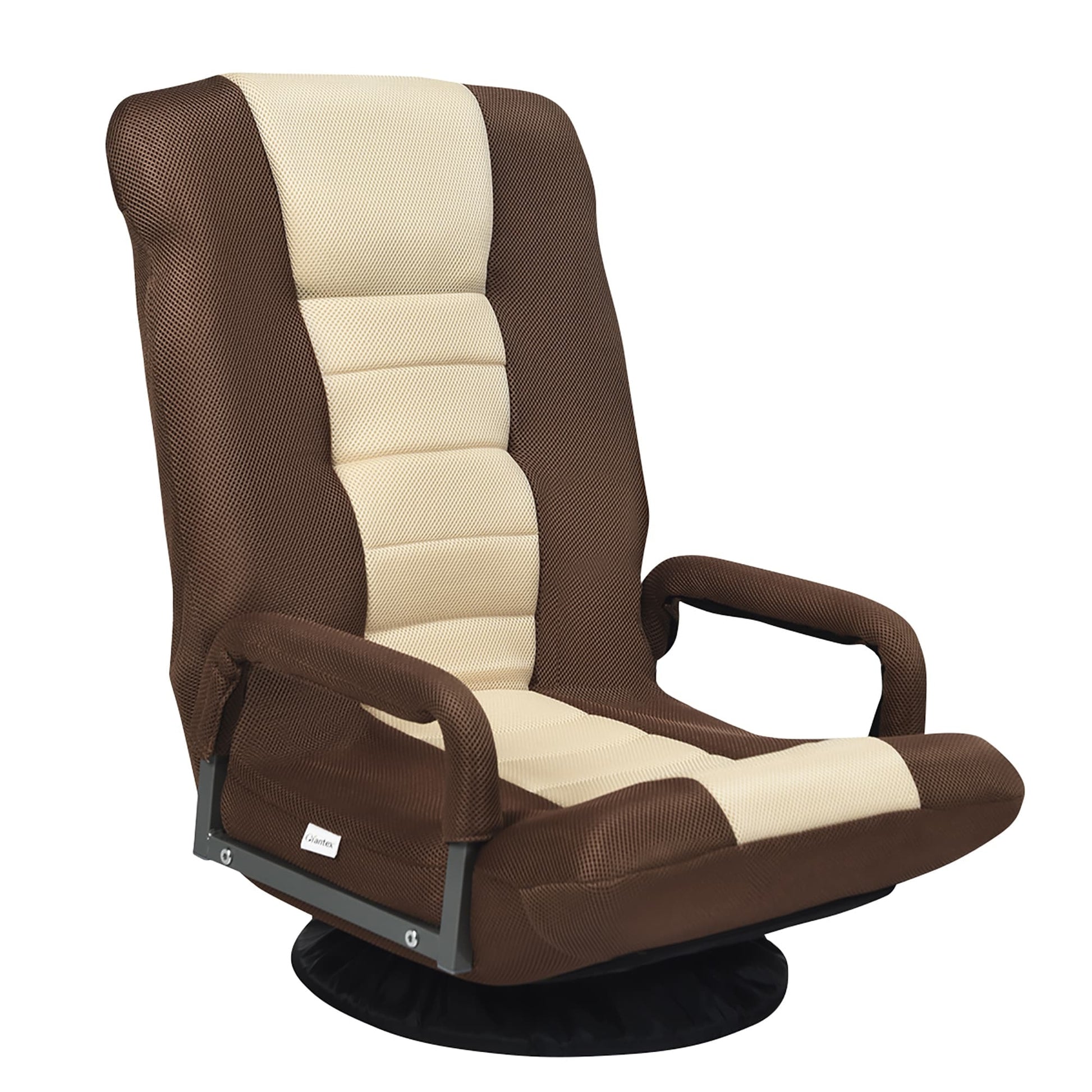Chaise de sol pivotante à 360 degrés pour jeux vidéo avec dossier réglable et pliable