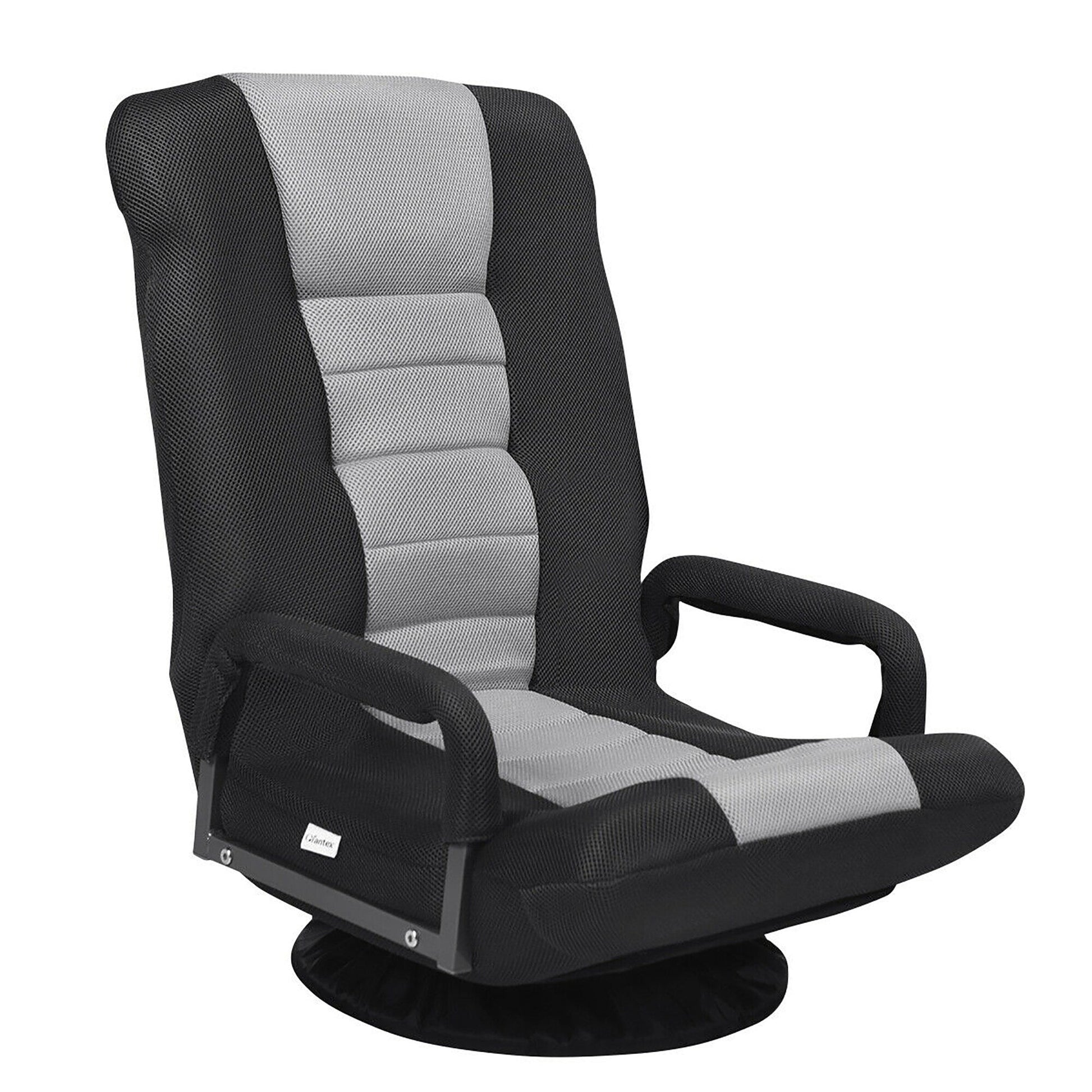 Chaise de sol pivotante à 360 degrés pour jeux vidéo avec dossier réglable et pliable