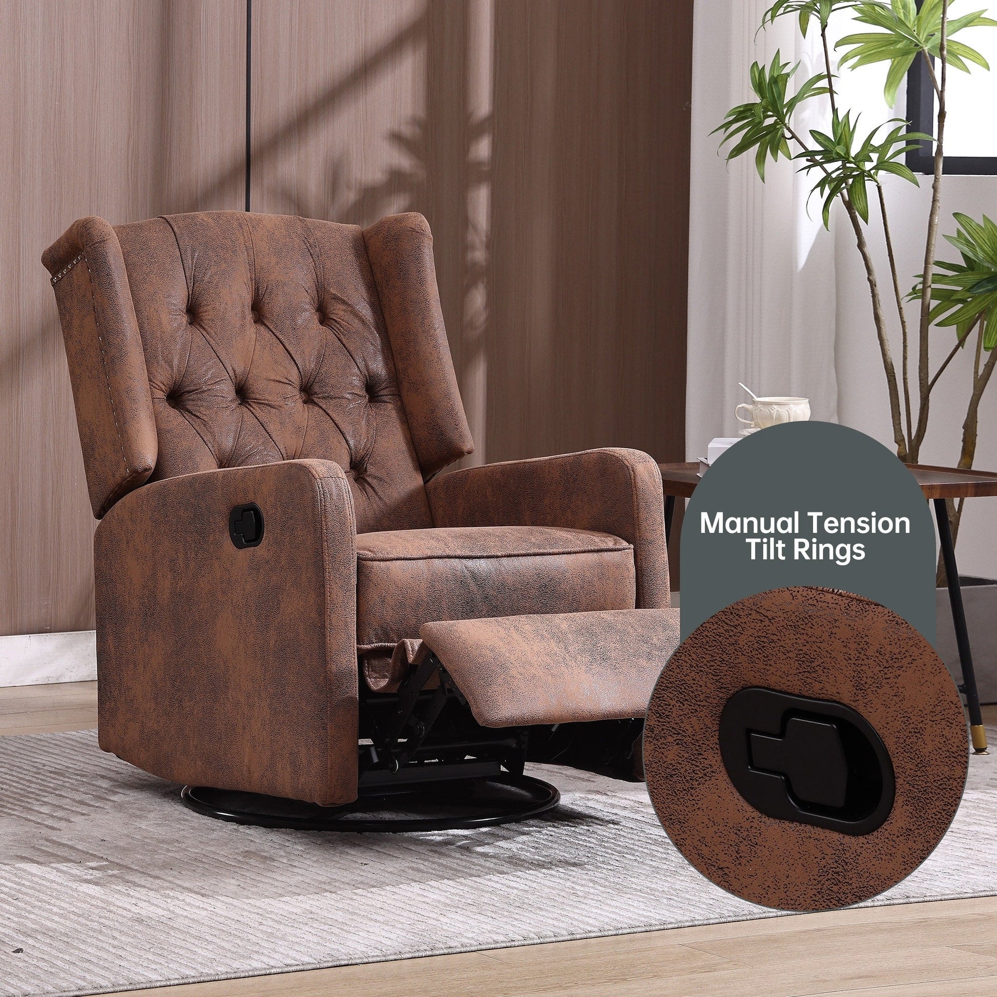Fauteuil basculant pivotant à 360 degrés pour chambre d'enfant