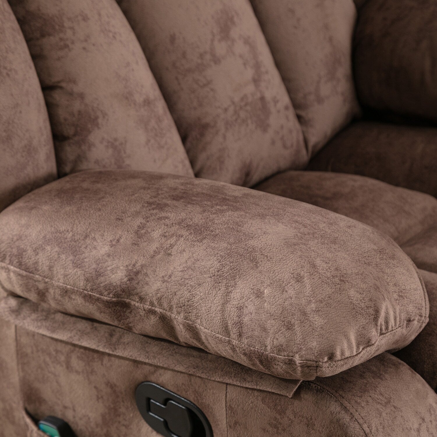 Fauteuil inclinable à massage manuel oscillant rotatif à 360° avec chaleur et vibration