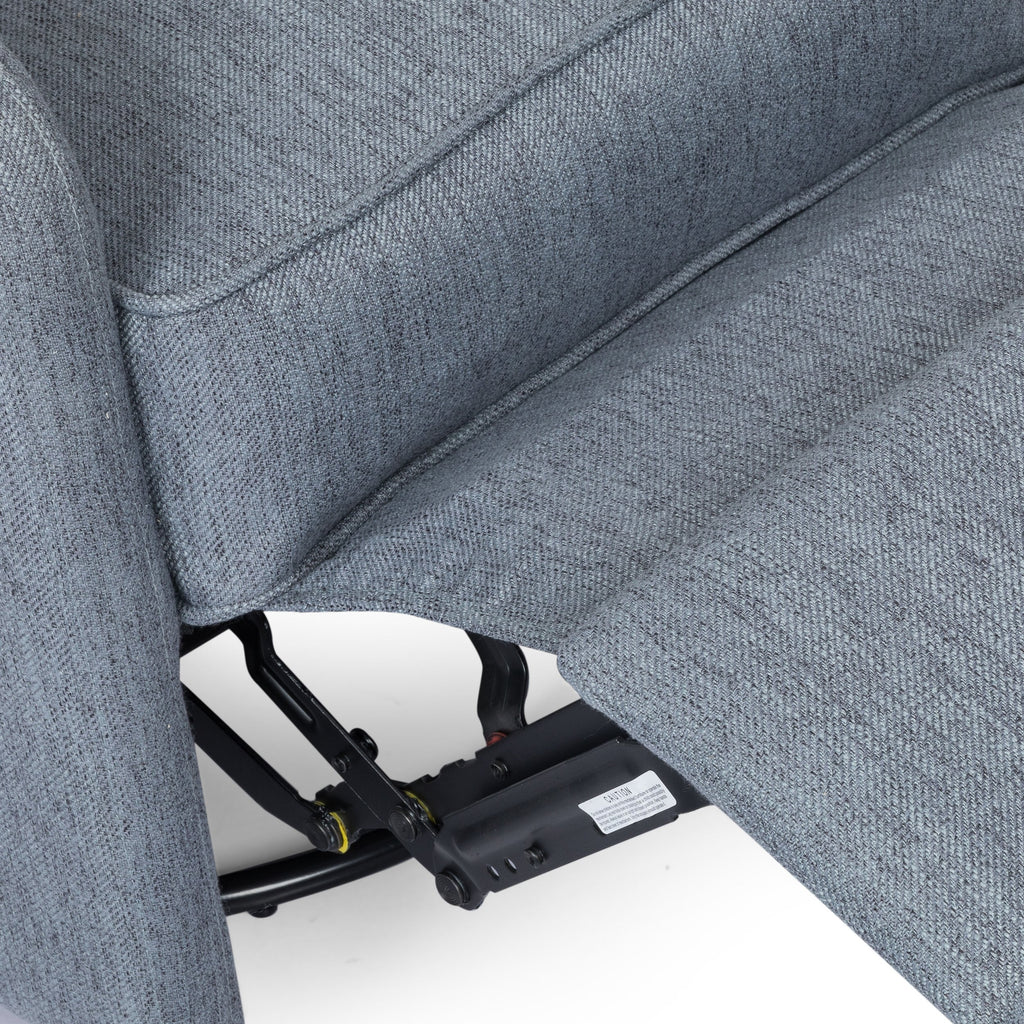 360° Rotation Lounge Chair with Classic Style for Living Room or Bedroom, Lever-Control Recliner for Reading & Relaxation