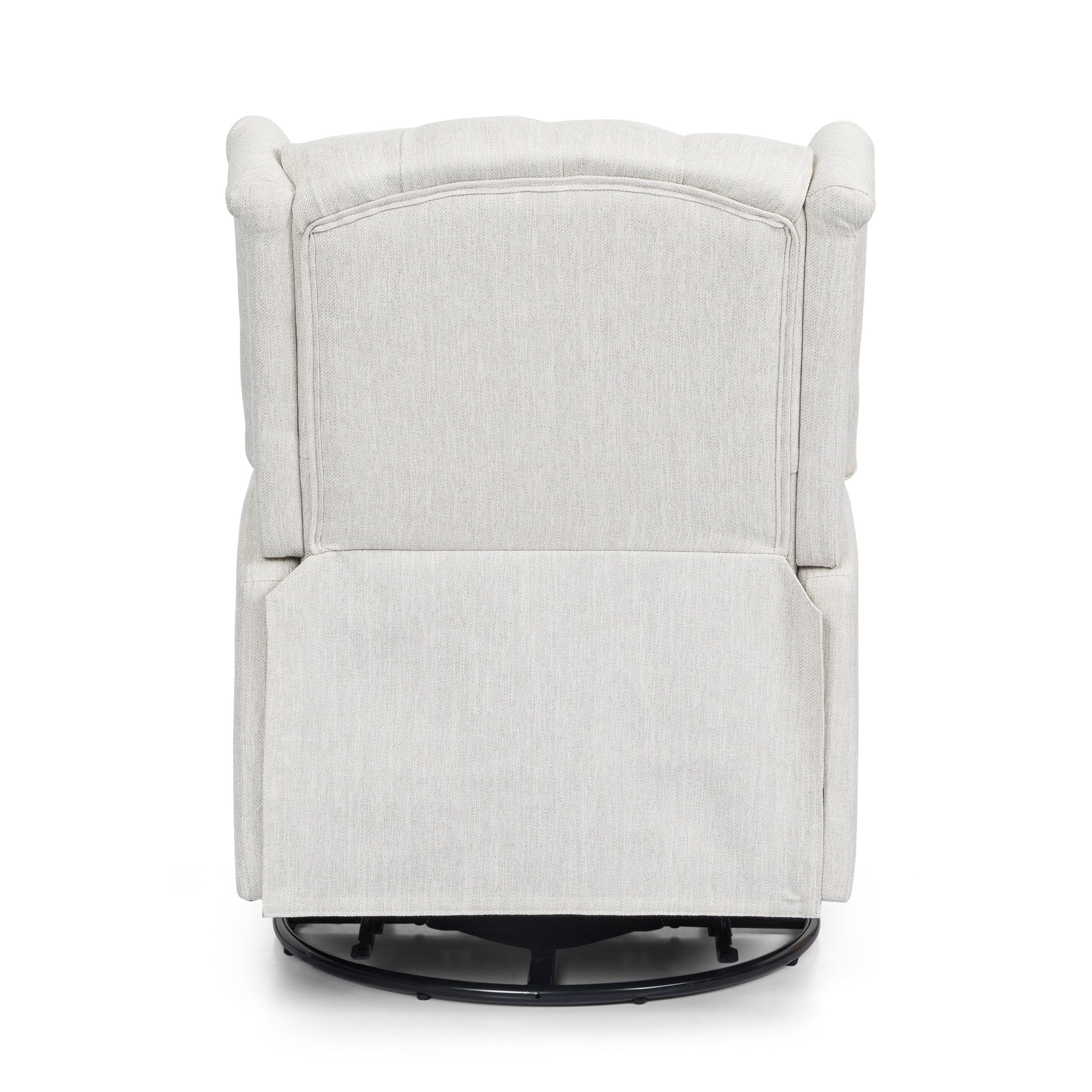 360° Rotation Lounge Chair with Classic Style for Living Room or Bedroom, Lever-Control Recliner for Reading & Relaxation