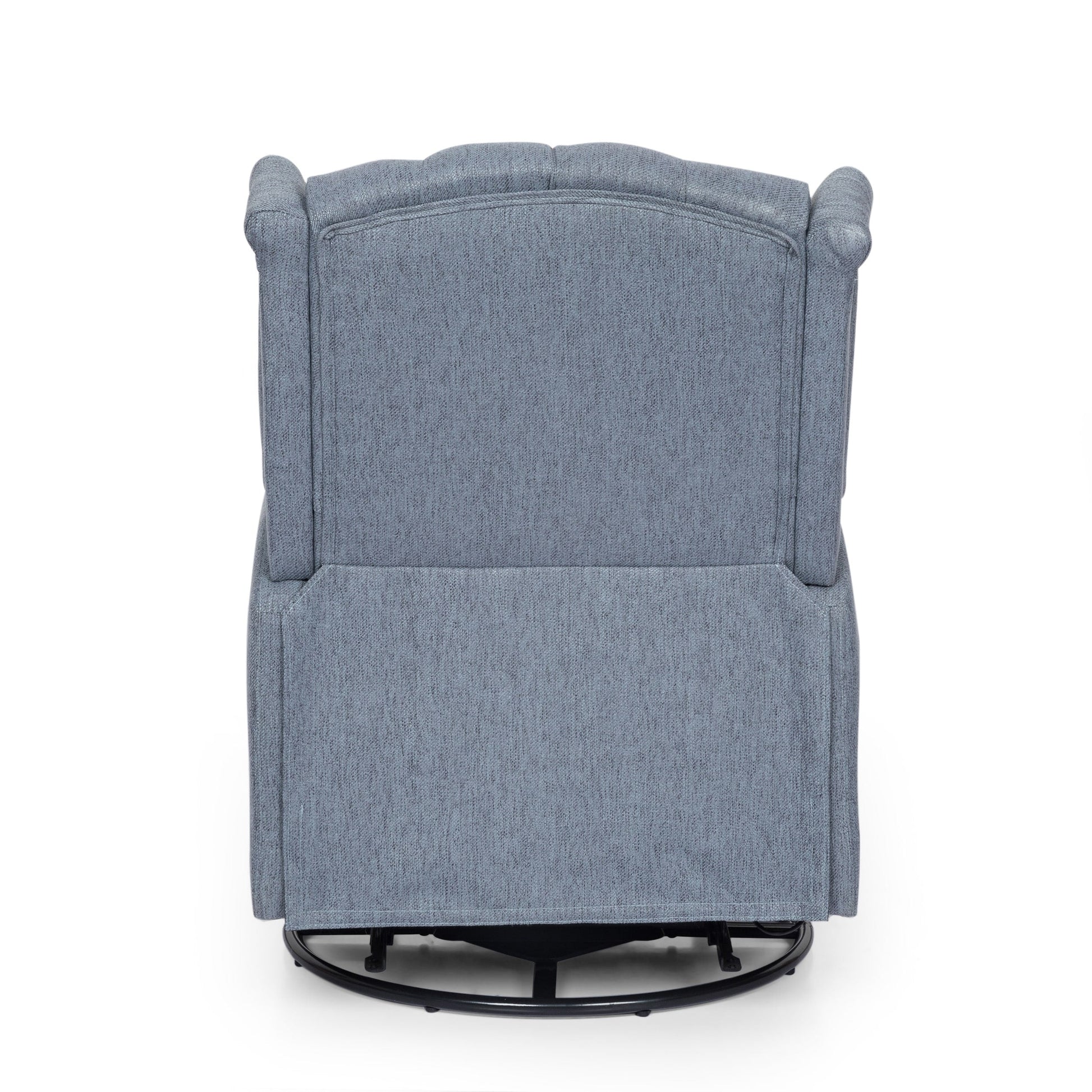 360° Rotation Lounge Chair with Classic Style for Living Room or Bedroom, Lever-Control Recliner for Reading & Relaxation