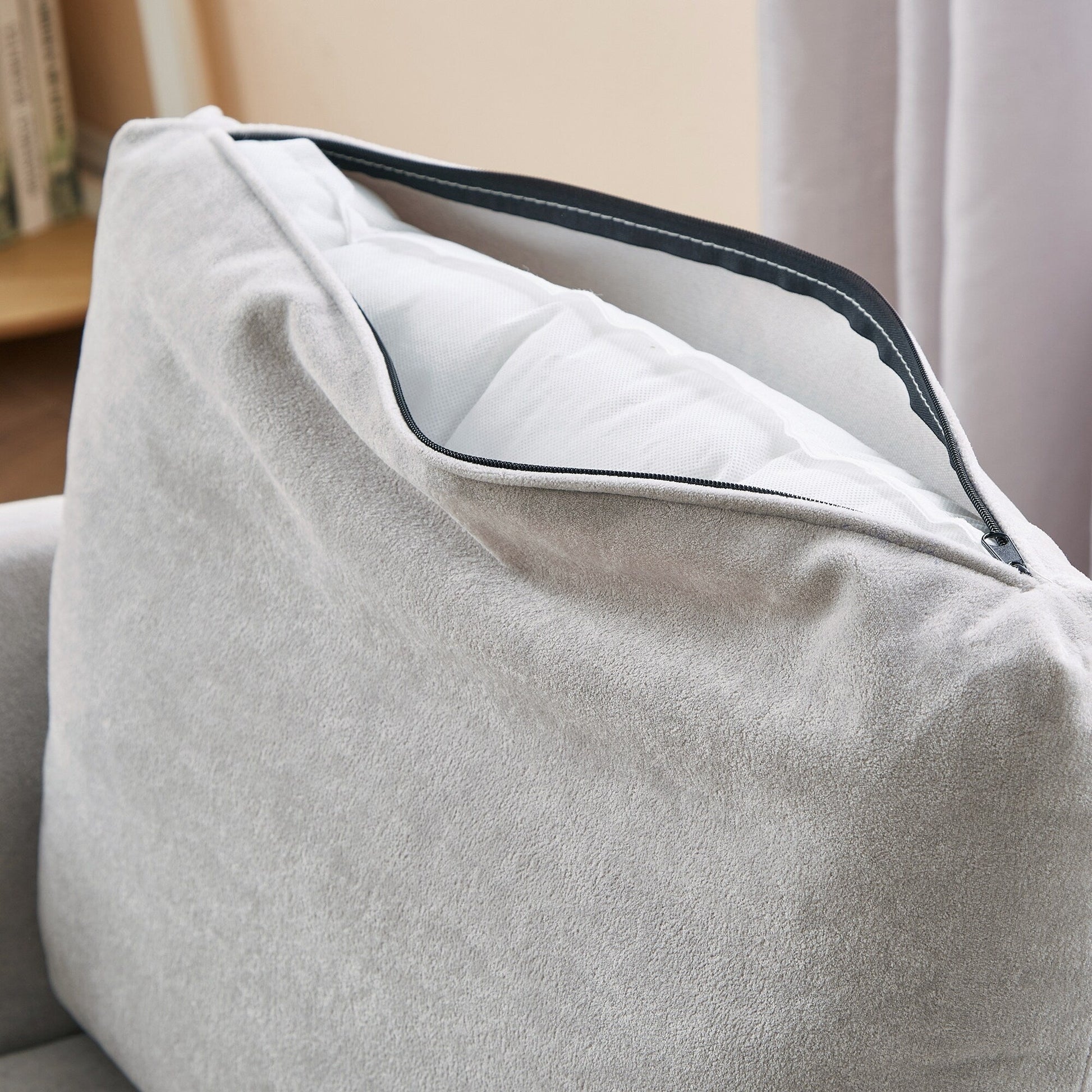 Fauteuil pivotant à 360°, fauteuil en chenille, fauteuil de salon incurvé, canapé pivotant rembourré pour salon.