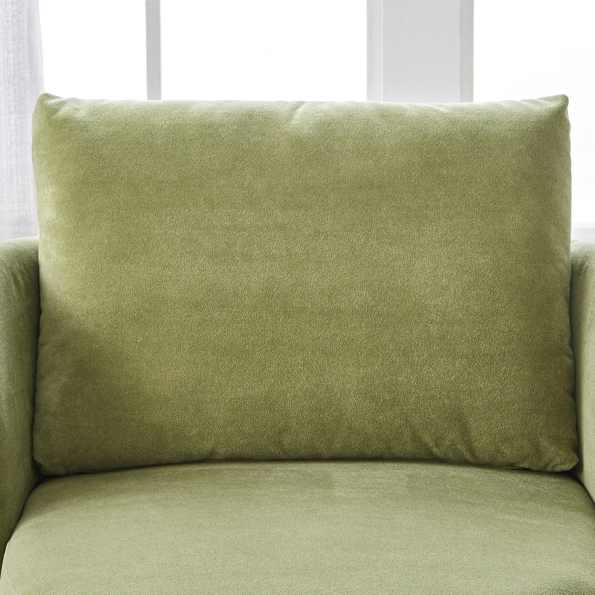 Fauteuil pivotant à 360°, fauteuil en chenille, fauteuil de salon incurvé, canapé pivotant rembourré pour salon.