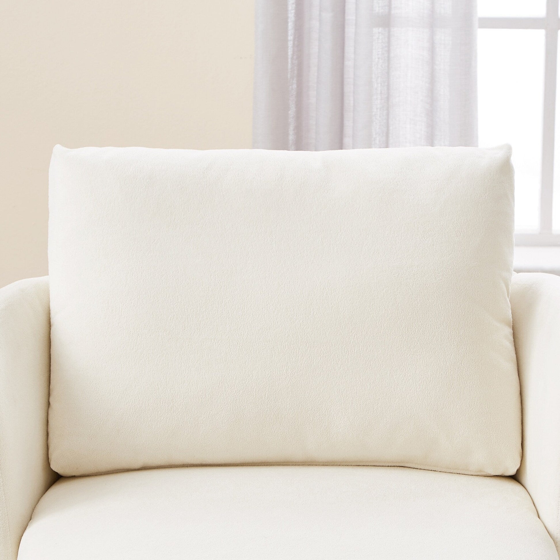 Fauteuil pivotant à 360°, fauteuil en chenille, fauteuil de salon incurvé, canapé pivotant rembourré pour salon.