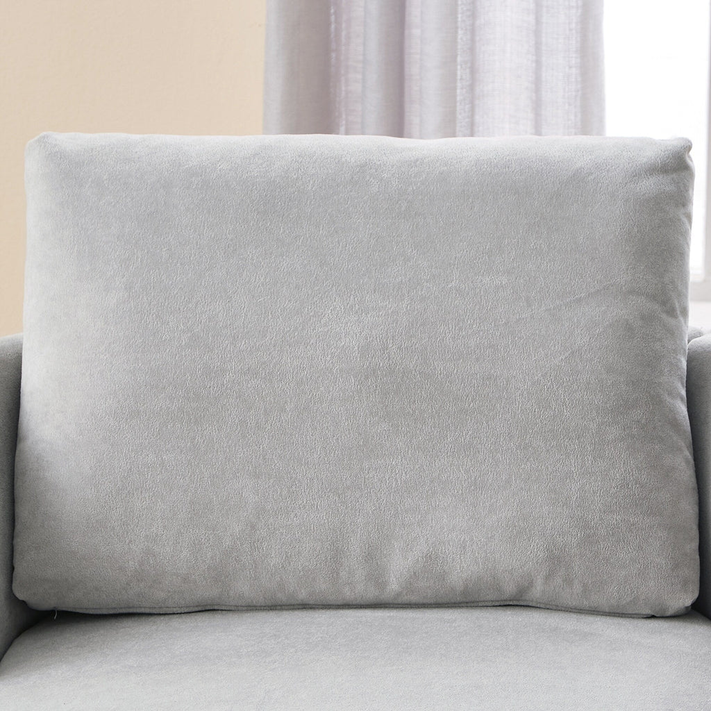 Fauteuil pivotant à 360°, fauteuil en chenille, fauteuil de salon incurvé, canapé pivotant rembourré pour salon.