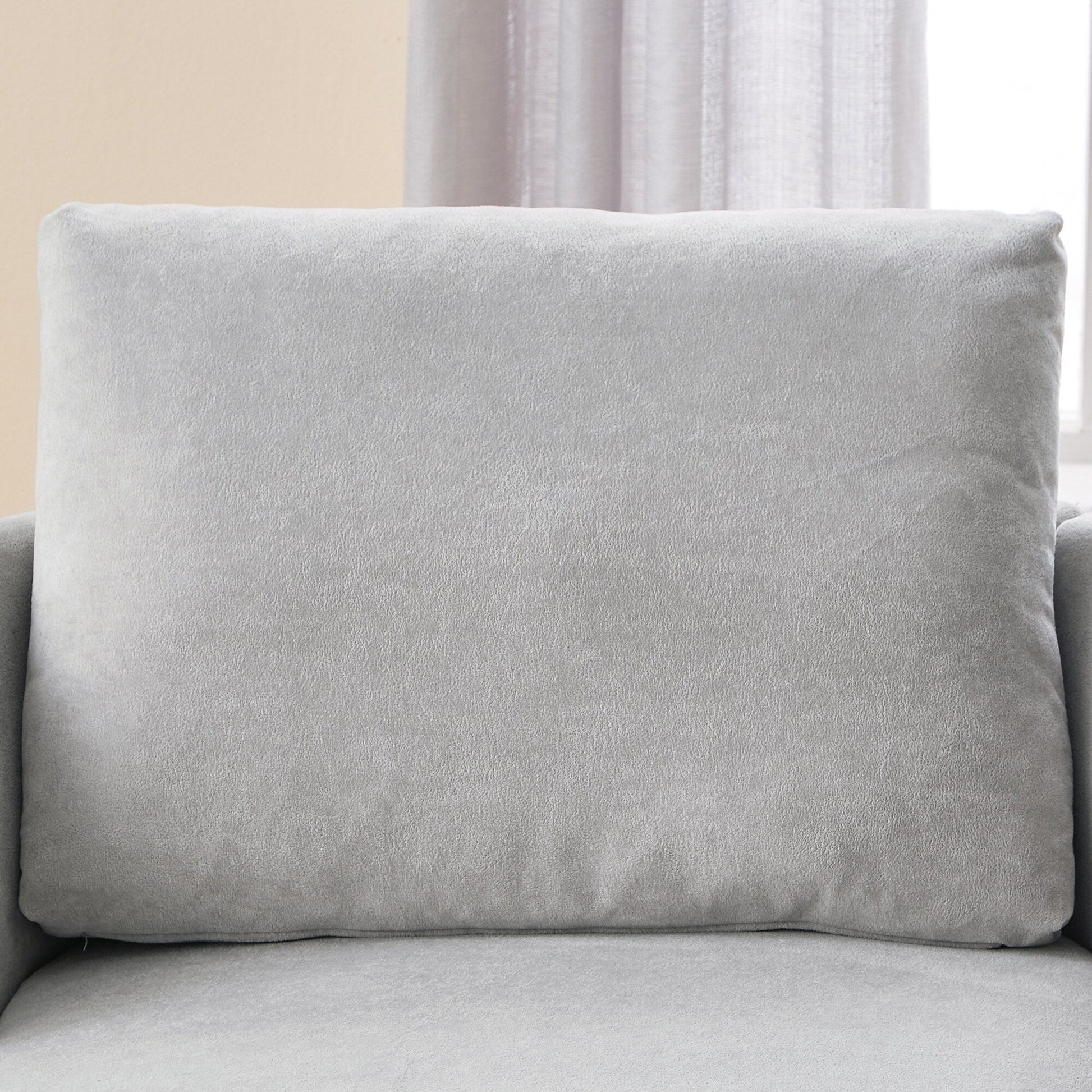 Fauteuil pivotant à 360°, fauteuil en chenille, fauteuil de salon incurvé, canapé pivotant rembourré pour salon.