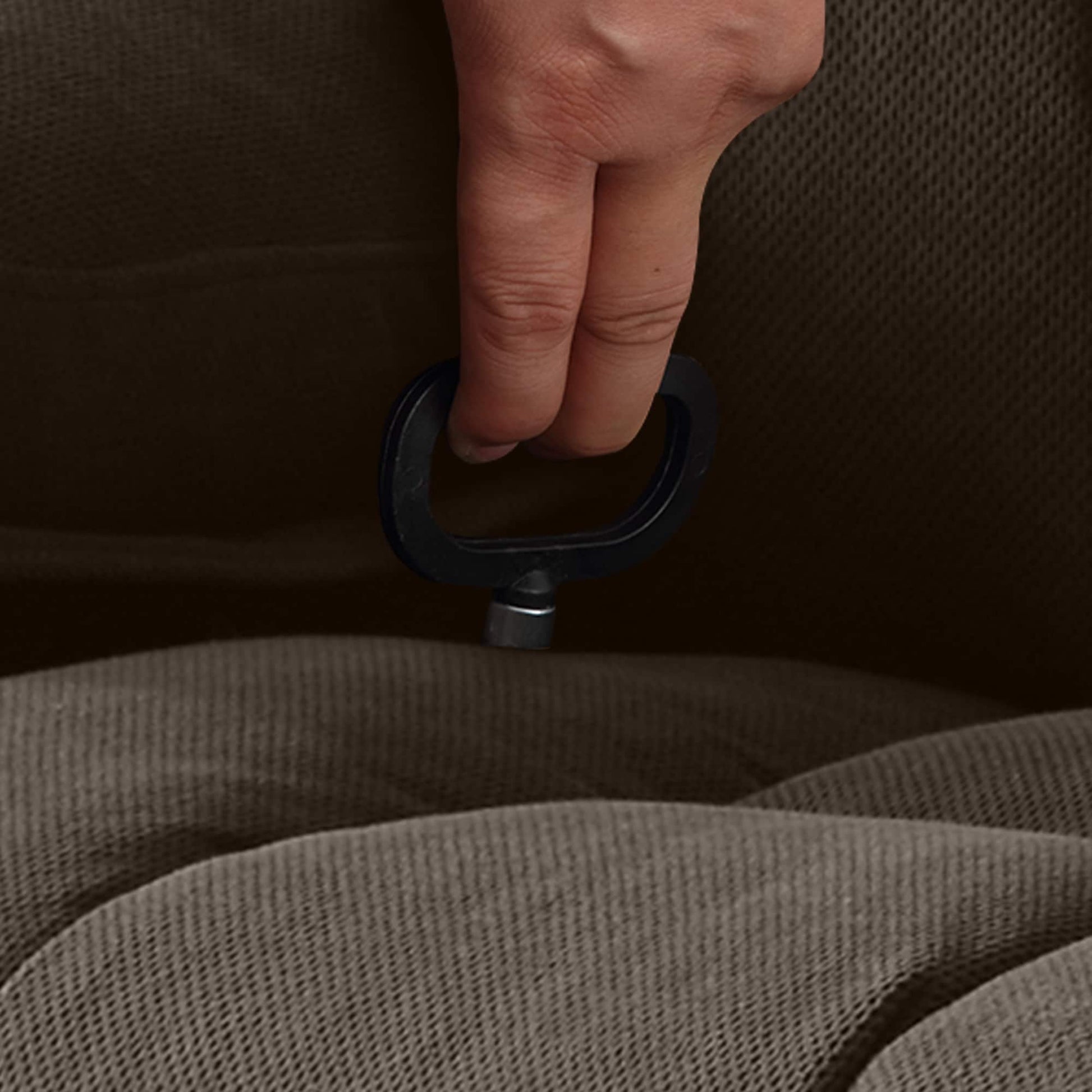Fauteuil inclinable chauffant et massant pivotant à 360°, avec prise USB, porte-gobelets, rangement latéral et revêtement en polaire moelleux.