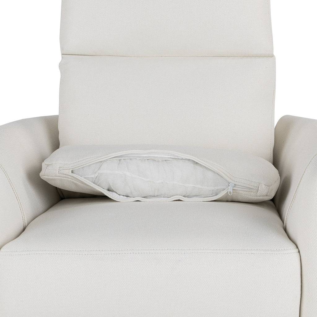 Fauteuil inclinable manuel pivotant à 360° avec fonction basculante et dossier réglable