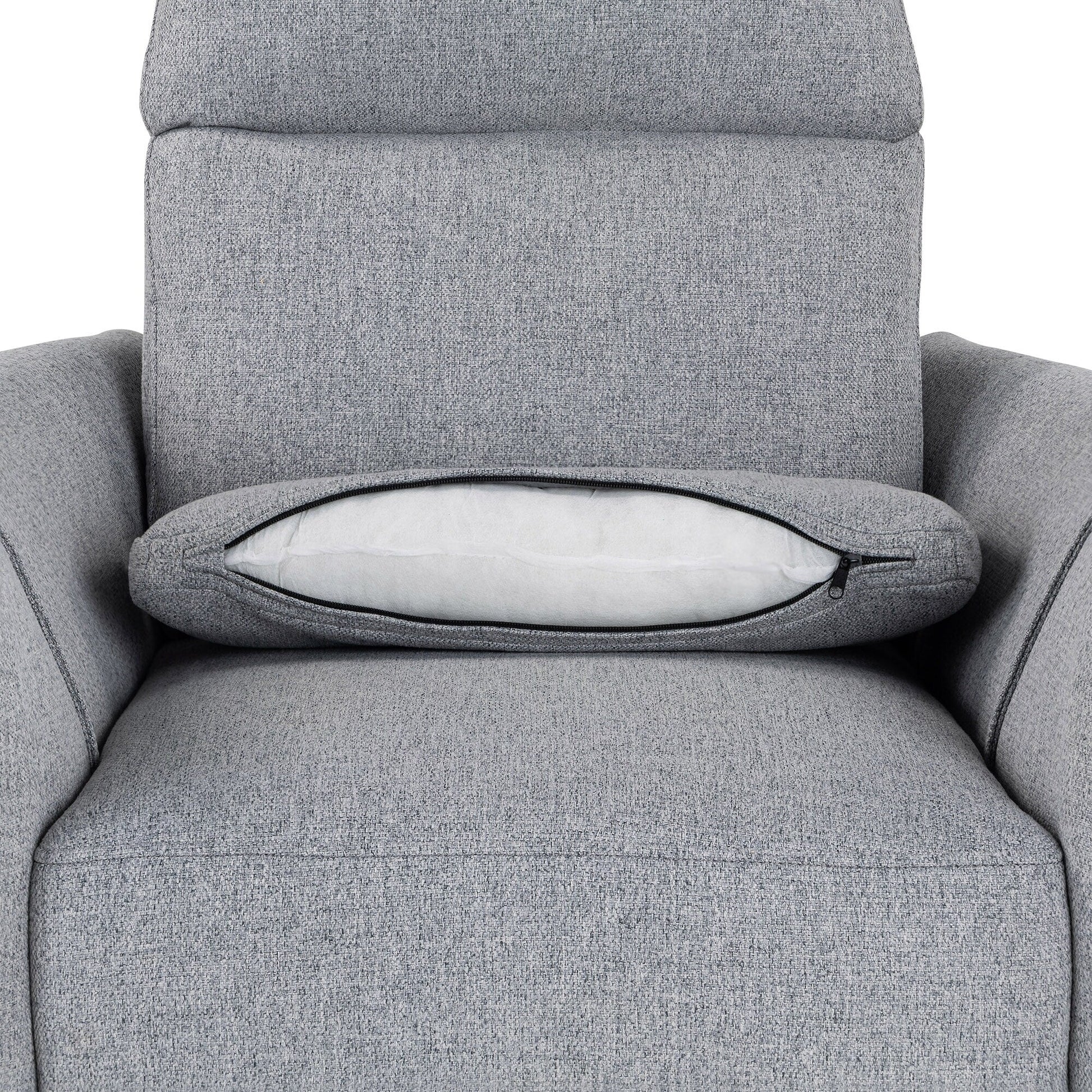 Fauteuil inclinable manuel pivotant à 360° avec fonction basculante et dossier réglable