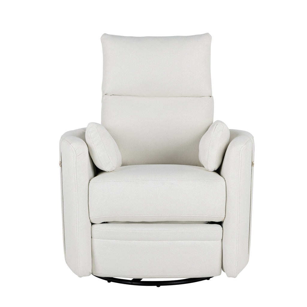 Fauteuil inclinable manuel pivotant à 360° avec fonction basculante et dossier réglable