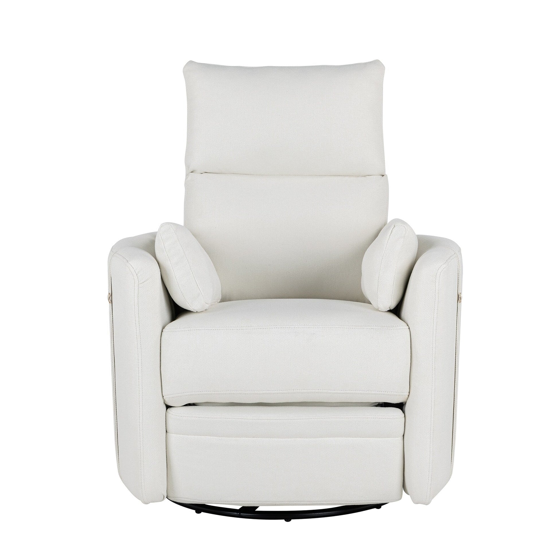 Fauteuil inclinable manuel pivotant à 360° avec fonction basculante et dossier réglable
