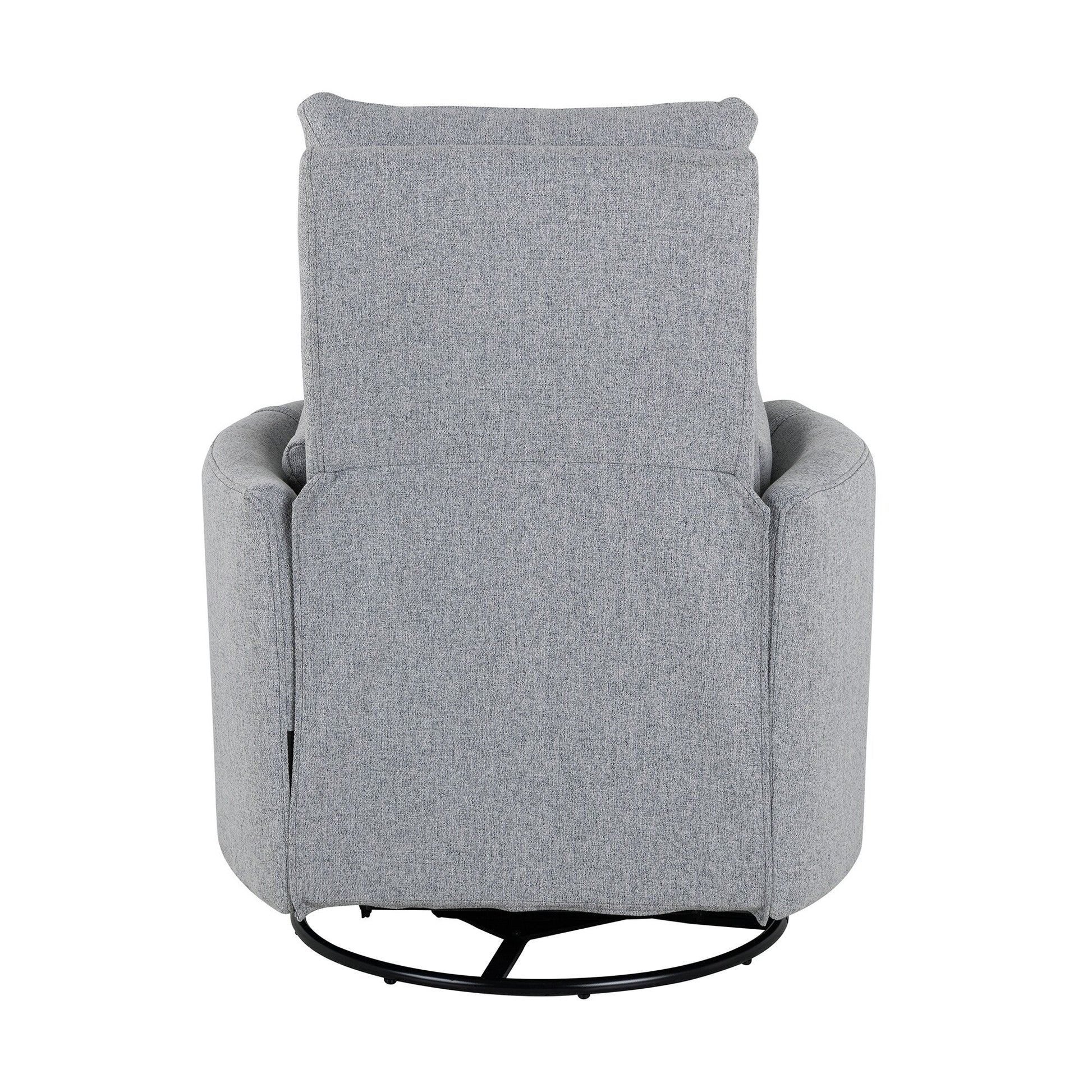 Fauteuil inclinable manuel pivotant à 360° avec fonction basculante et dossier réglable