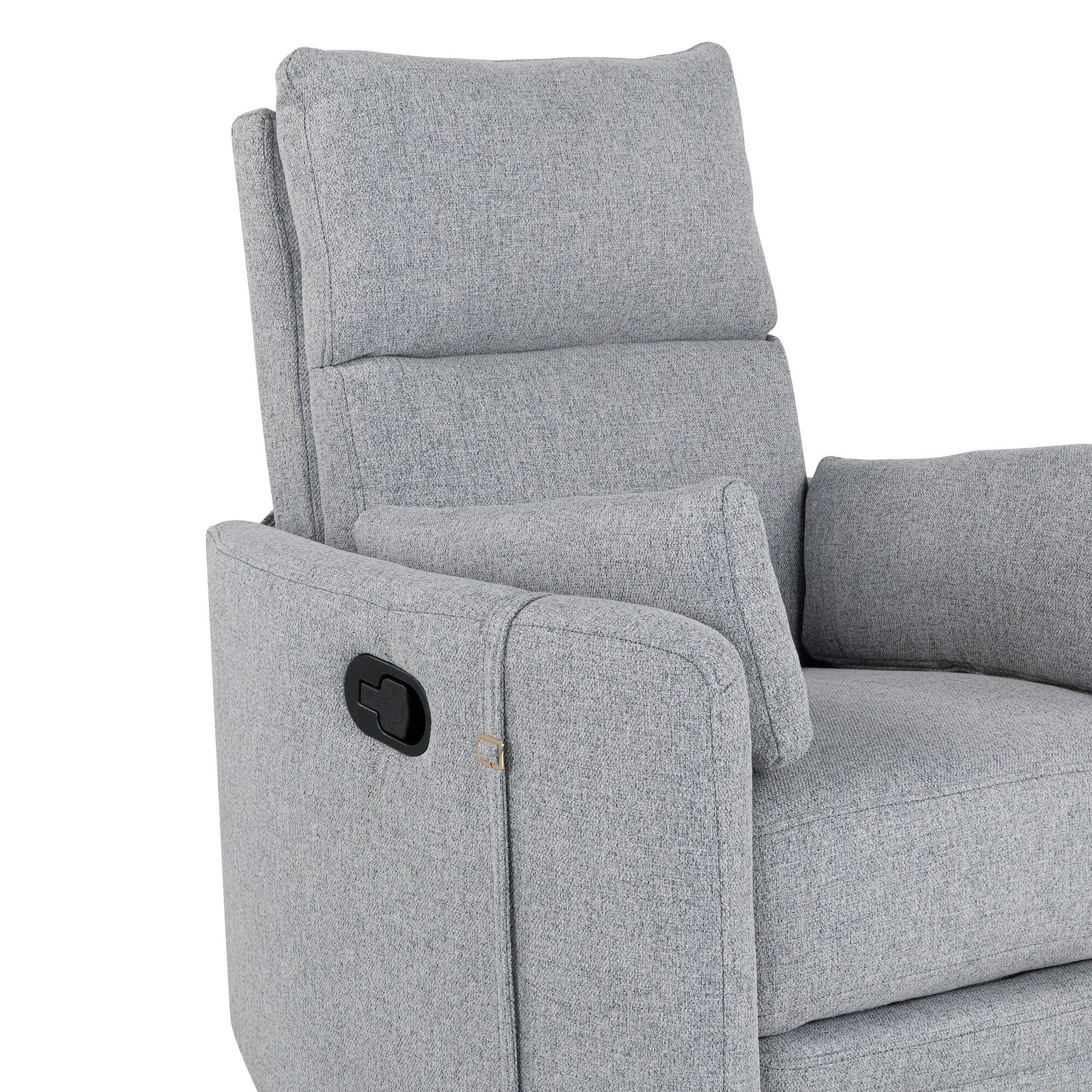 Fauteuil inclinable manuel pivotant à 360° avec fonction basculante et dossier réglable
