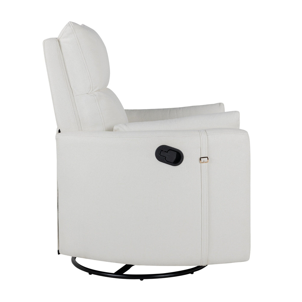 Fauteuil inclinable manuel pivotant à 360° avec fonction basculante et dossier réglable
