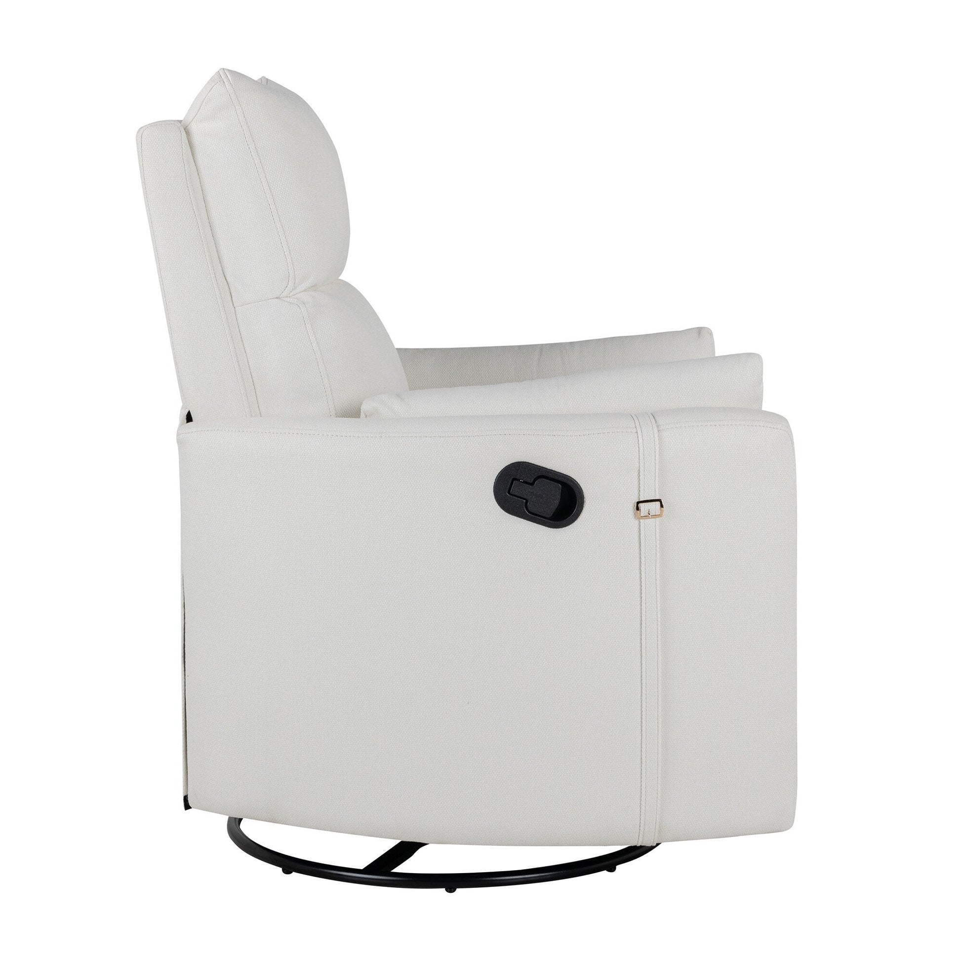 Fauteuil inclinable manuel pivotant à 360° avec fonction basculante et dossier réglable