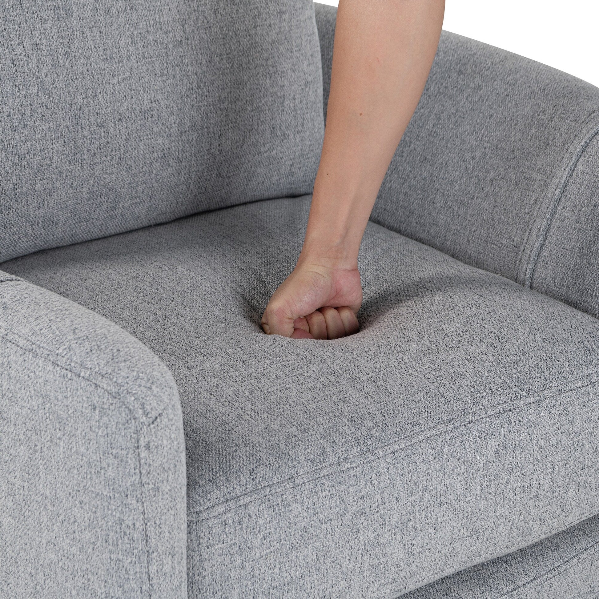 Fauteuil inclinable manuel pivotant à 360° avec fonction basculante et dossier réglable