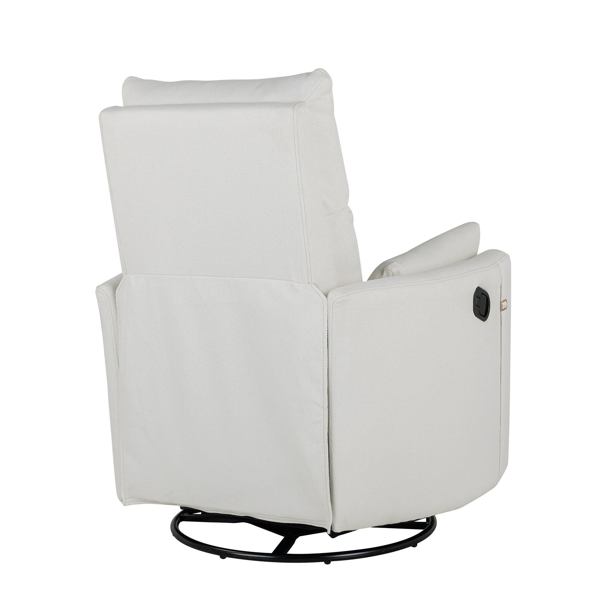 Fauteuil inclinable manuel pivotant à 360° avec fonction basculante et dossier réglable