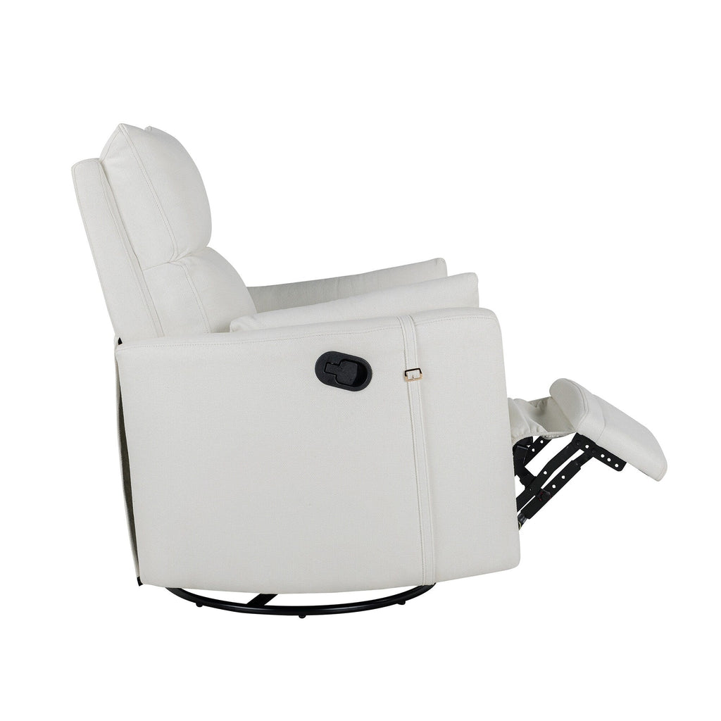 Fauteuil inclinable manuel pivotant à 360° avec fonction basculante et dossier réglable