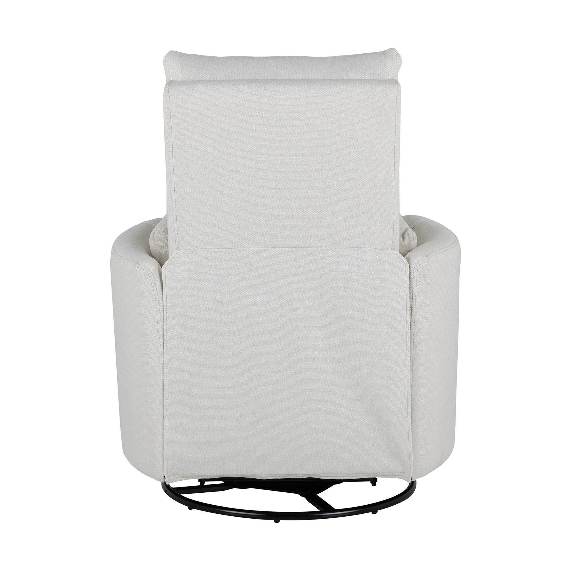 Fauteuil inclinable manuel pivotant à 360° avec fonction basculante et dossier réglable