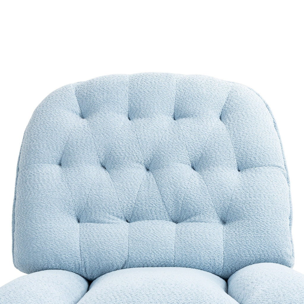 Lot de 2 chaises de salon inclinables pivotantes à 360 degrés et réglables.
