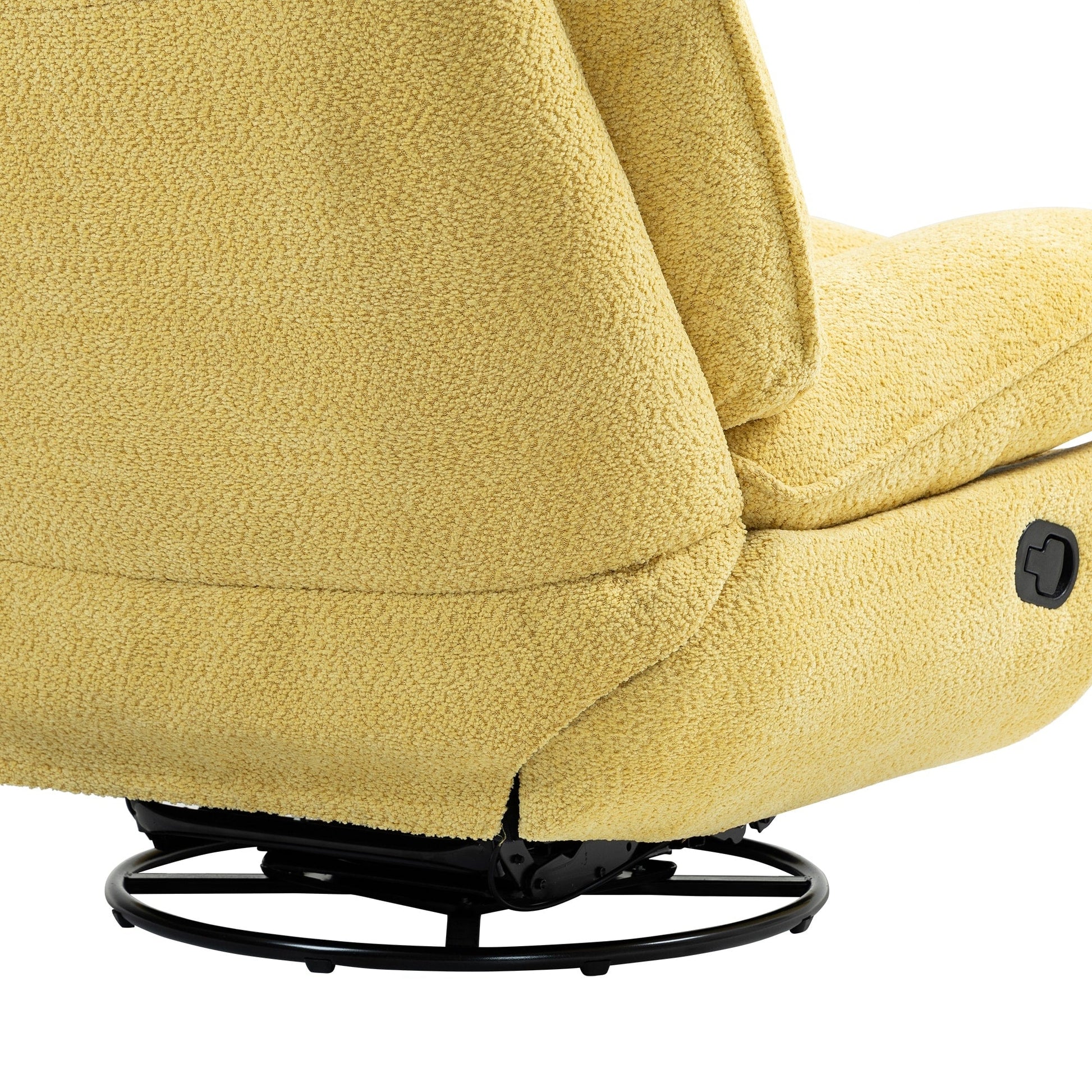 Lot de 2 chaises de salon inclinables pivotantes à 360 degrés et réglables.