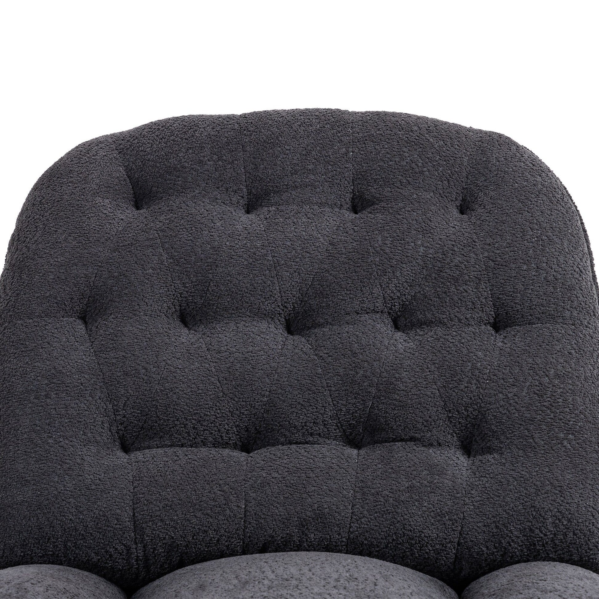 Lot de 2 chaises de salon inclinables pivotantes à 360 degrés et réglables.