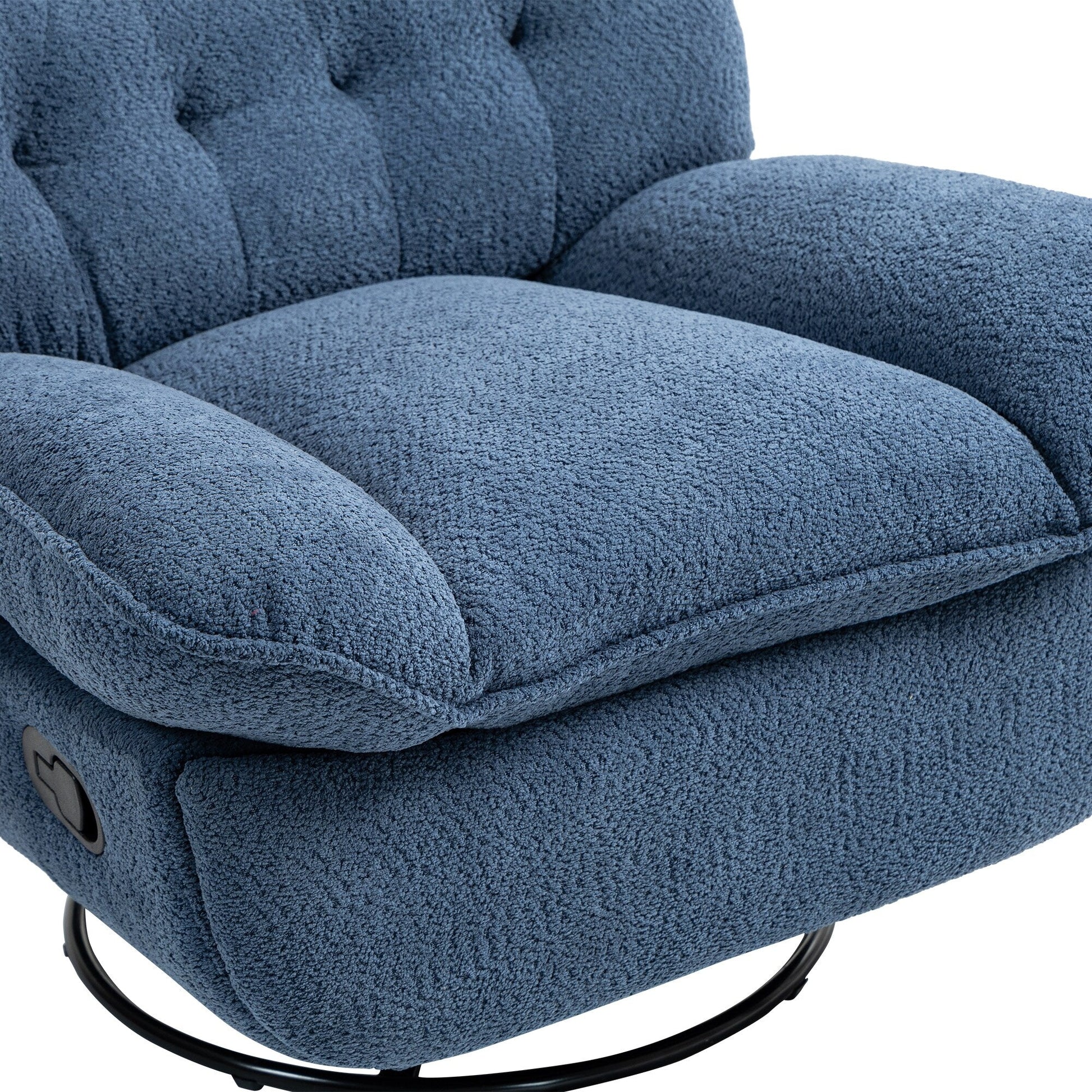 Lot de 2 chaises de salon inclinables pivotantes à 360 degrés et réglables.
