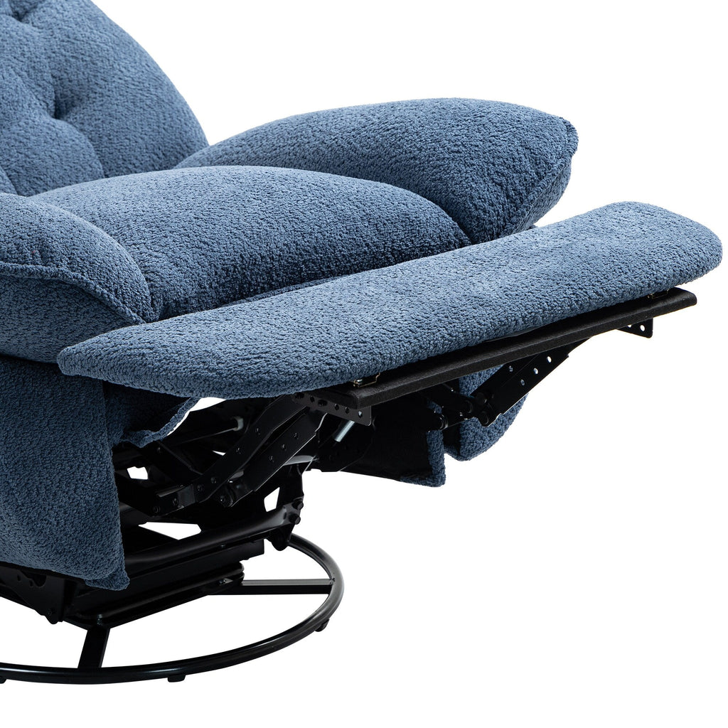 Lot de 2 chaises de salon inclinables pivotantes à 360 degrés et réglables.