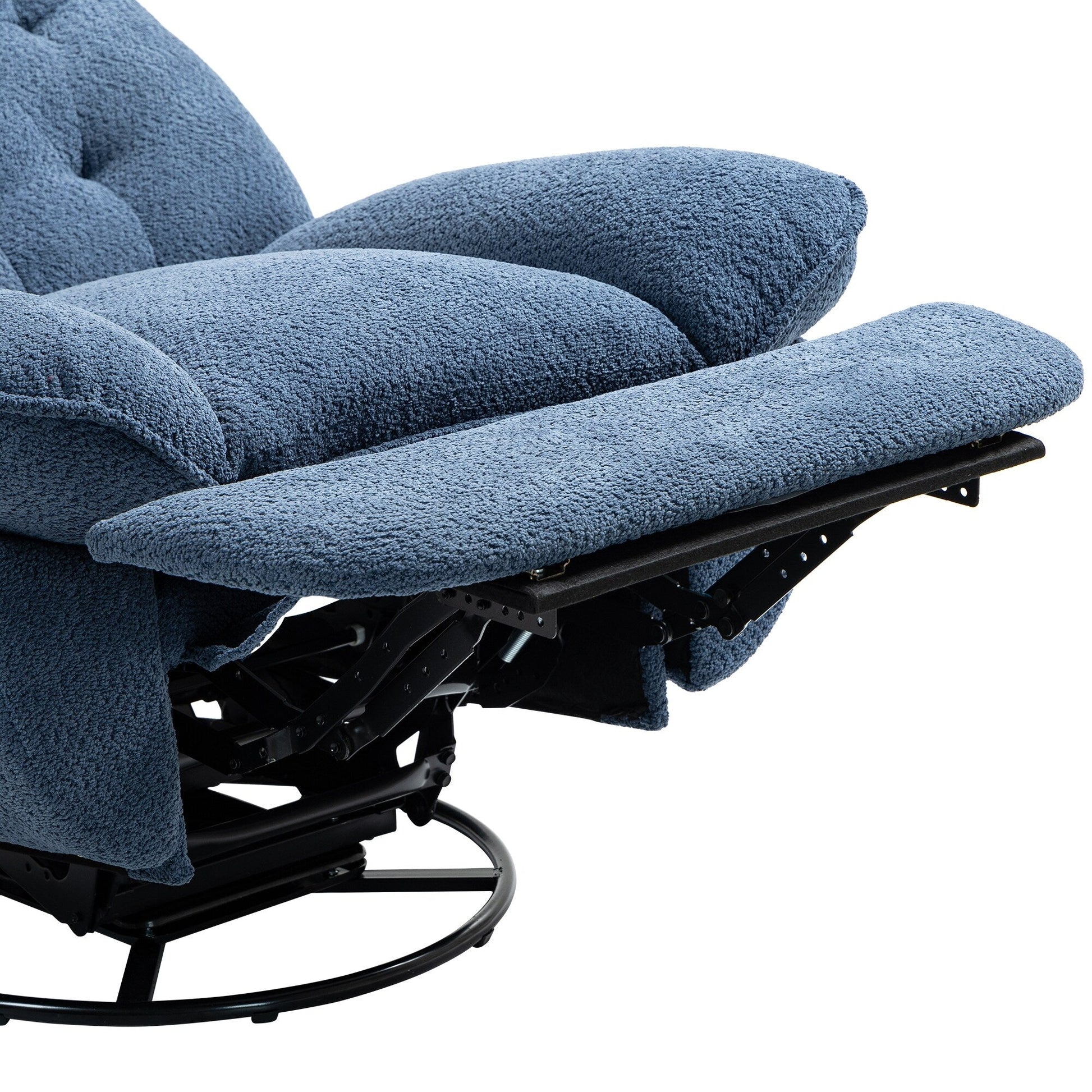 Lot de 2 chaises de salon inclinables pivotantes à 360 degrés et réglables.