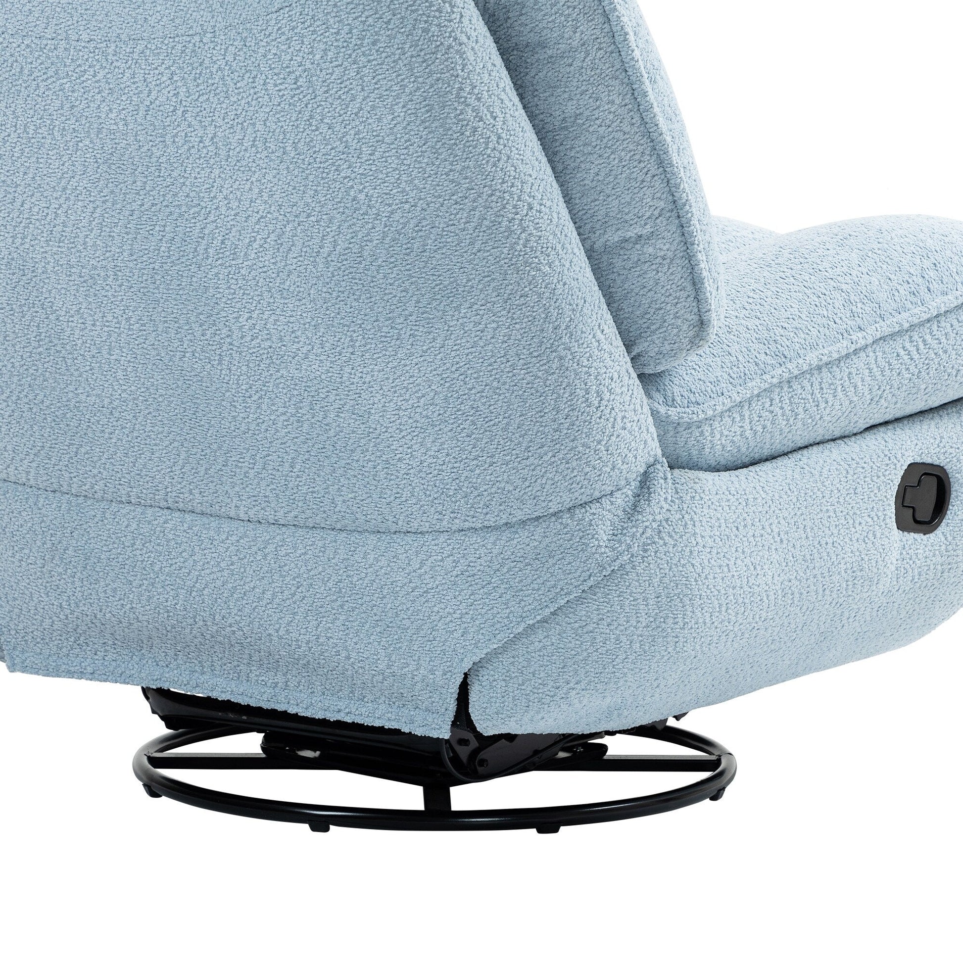 Lot de 2 chaises de salon inclinables pivotantes à 360 degrés et réglables.