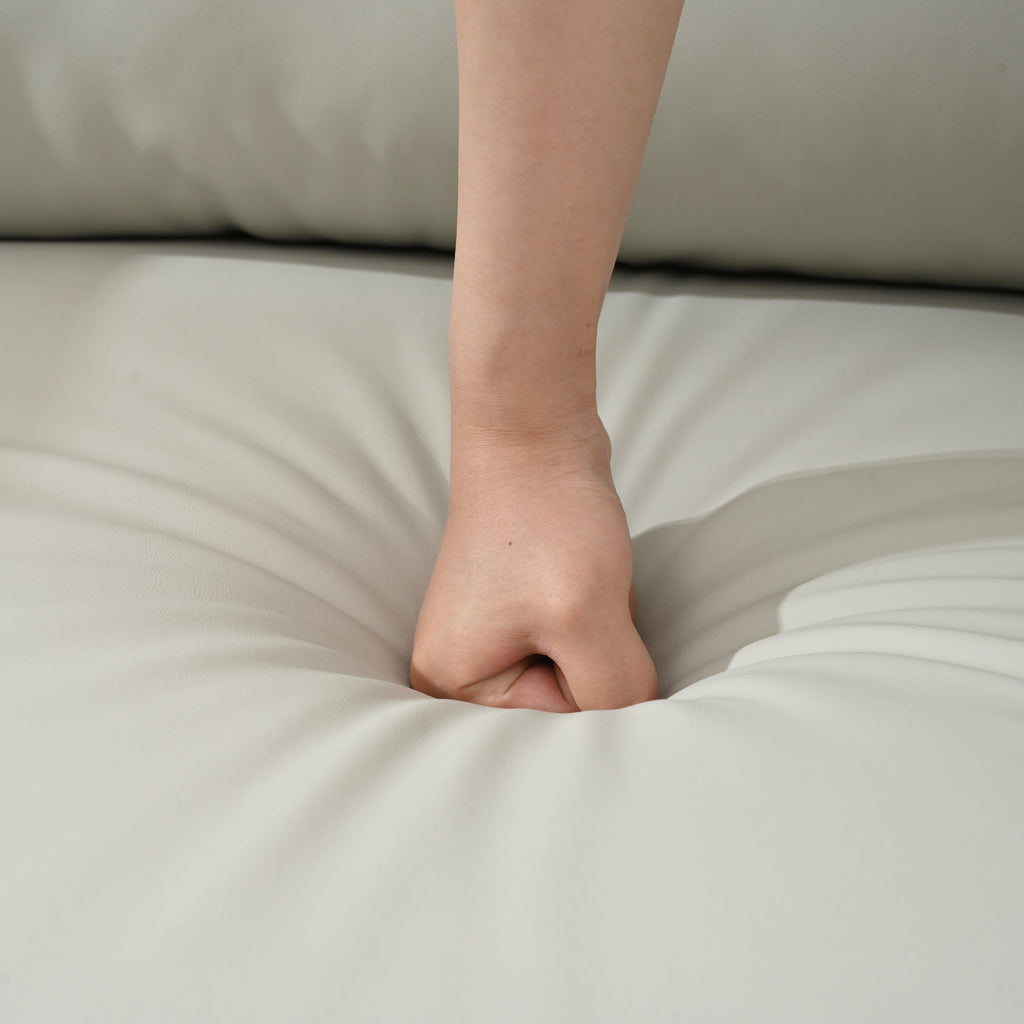 Fauteuil inclinable pivotant à 360° avec repose-pieds, porte-téléphone et positions réglables pour salle de cinéma et salon.