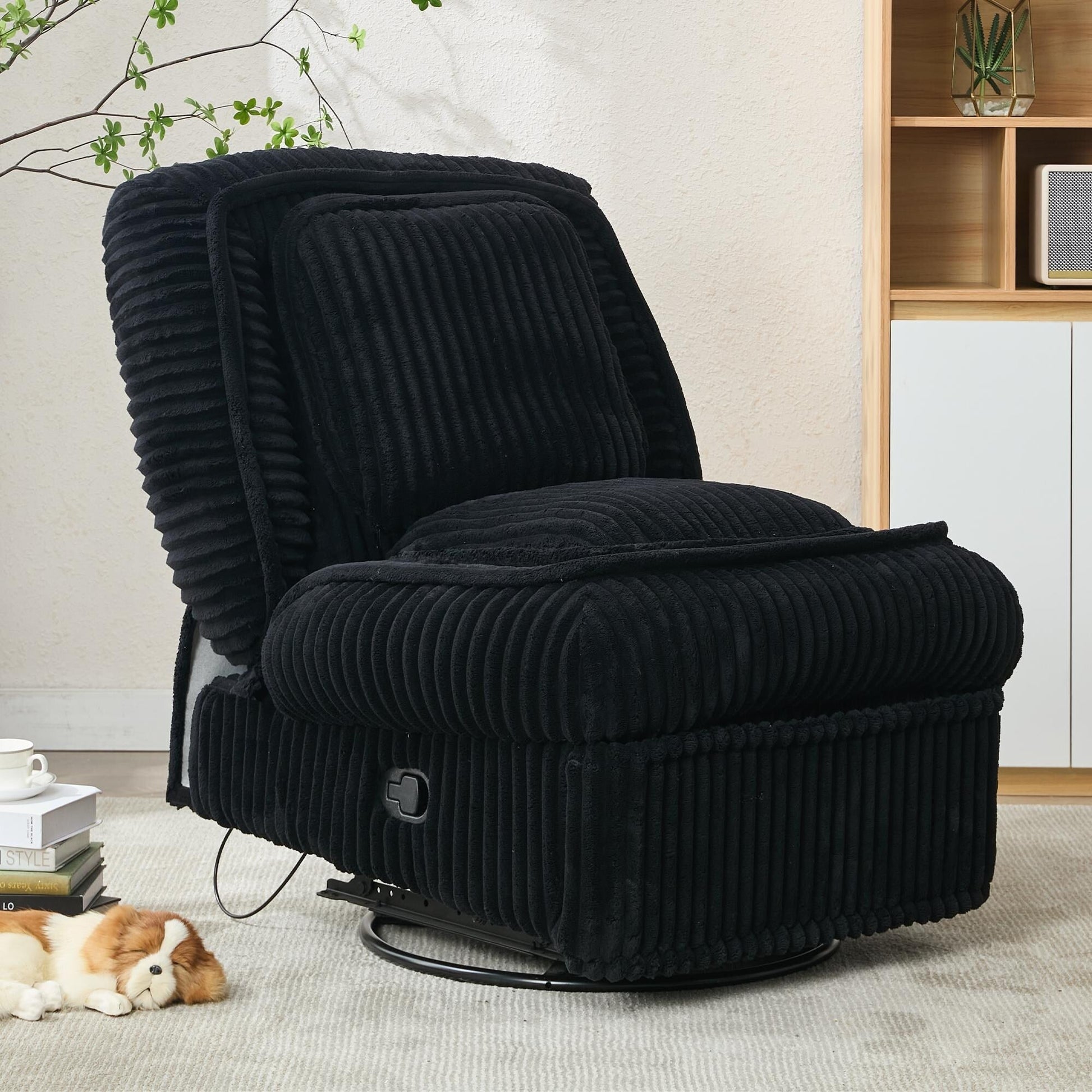 Sofa basculant pivotant à 360°, canapé inclinable, fauteuil basculant manuel sans accoudoirs, pour salon ou bureau.