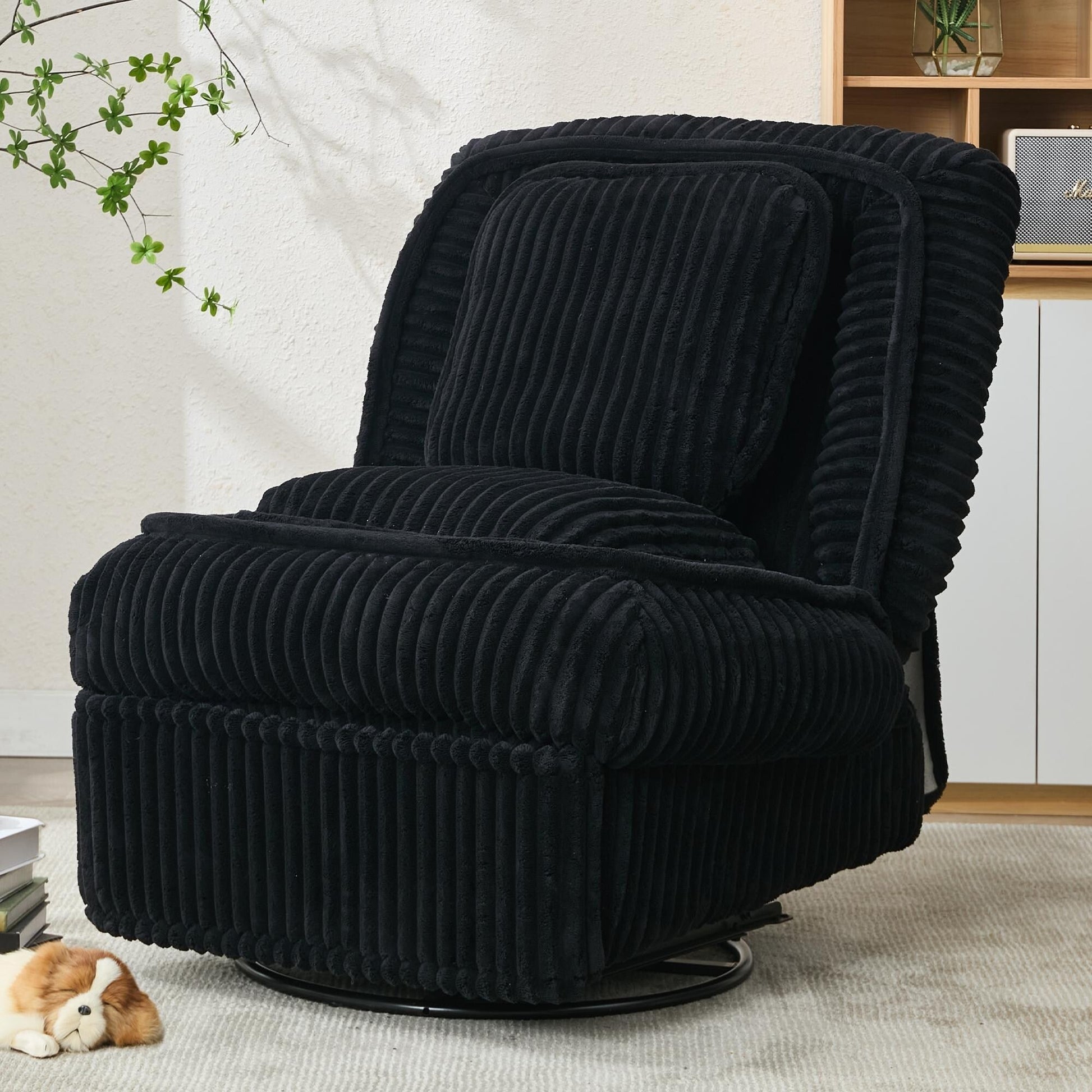 Sofa basculant pivotant à 360°, canapé inclinable, fauteuil basculant manuel sans accoudoirs, pour salon ou bureau.