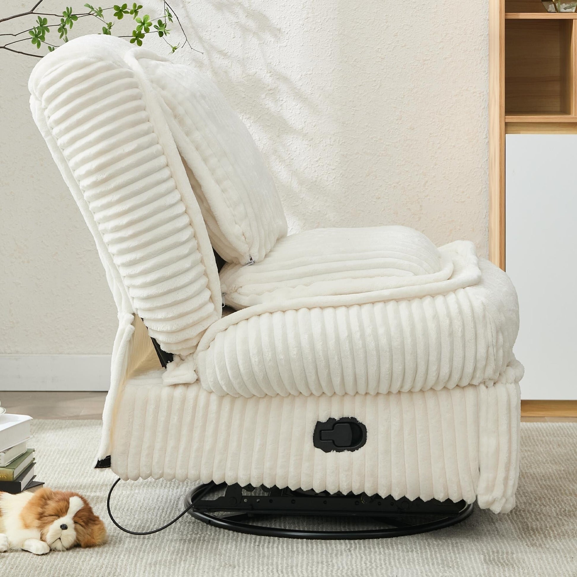 Sofa basculant pivotant à 360°, canapé inclinable, fauteuil basculant manuel sans accoudoirs, pour salon ou bureau.