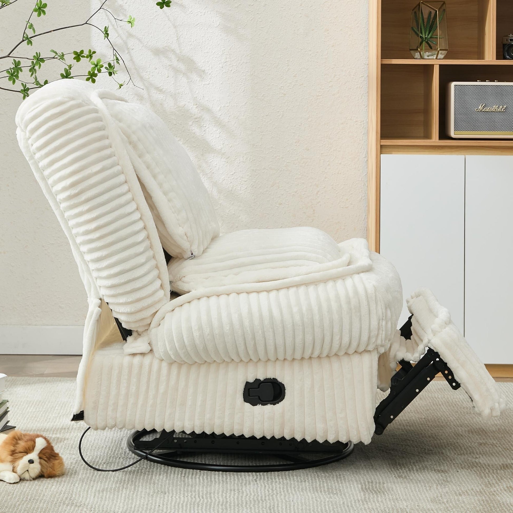 Sofa basculant pivotant à 360°, canapé inclinable, fauteuil basculant manuel sans accoudoirs, pour salon ou bureau.